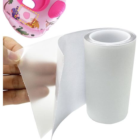 Rolle (1 M X 10 Cm) Aufblasbares Reparaturset, Wasserdichter Tpu-luftkissen-reparaturkleber