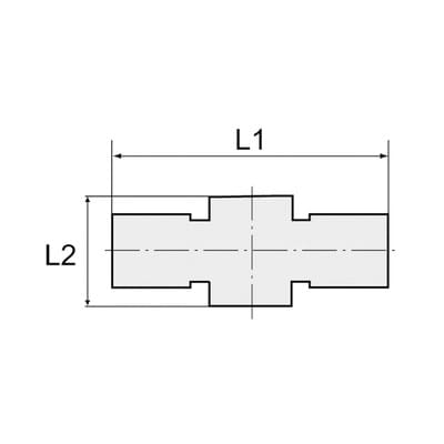 T-Ringstück, für Hohlschraube G 1/4", Schlauch-Ø 10mm, Messing vernickelt