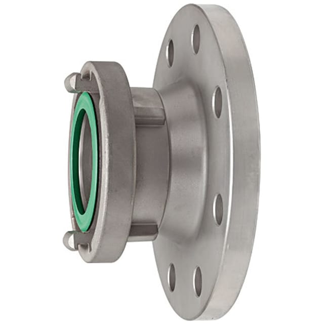 Storz-Übergangsstück, Edelstahl V4A, Storz-Größe 110-A, Flansch DN 100