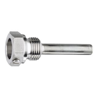 Schutzrohr zum Einschrauben, G 1/2", L1 = 63mm, Edelstahl 1.4571