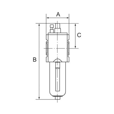Nebelöler »FUTURA«, Polycarbonatbehälter, Schutzkorb, BG 2, G 1/2