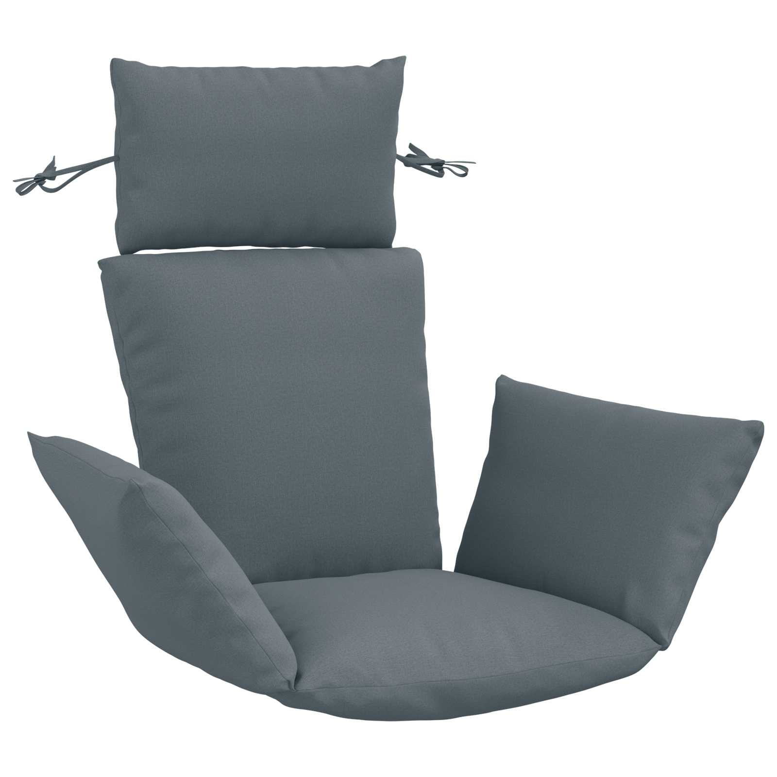 Adirondack Kissen Putten 100 % Polyester Blau 60 X 145 X 10 Cm Vidaxl