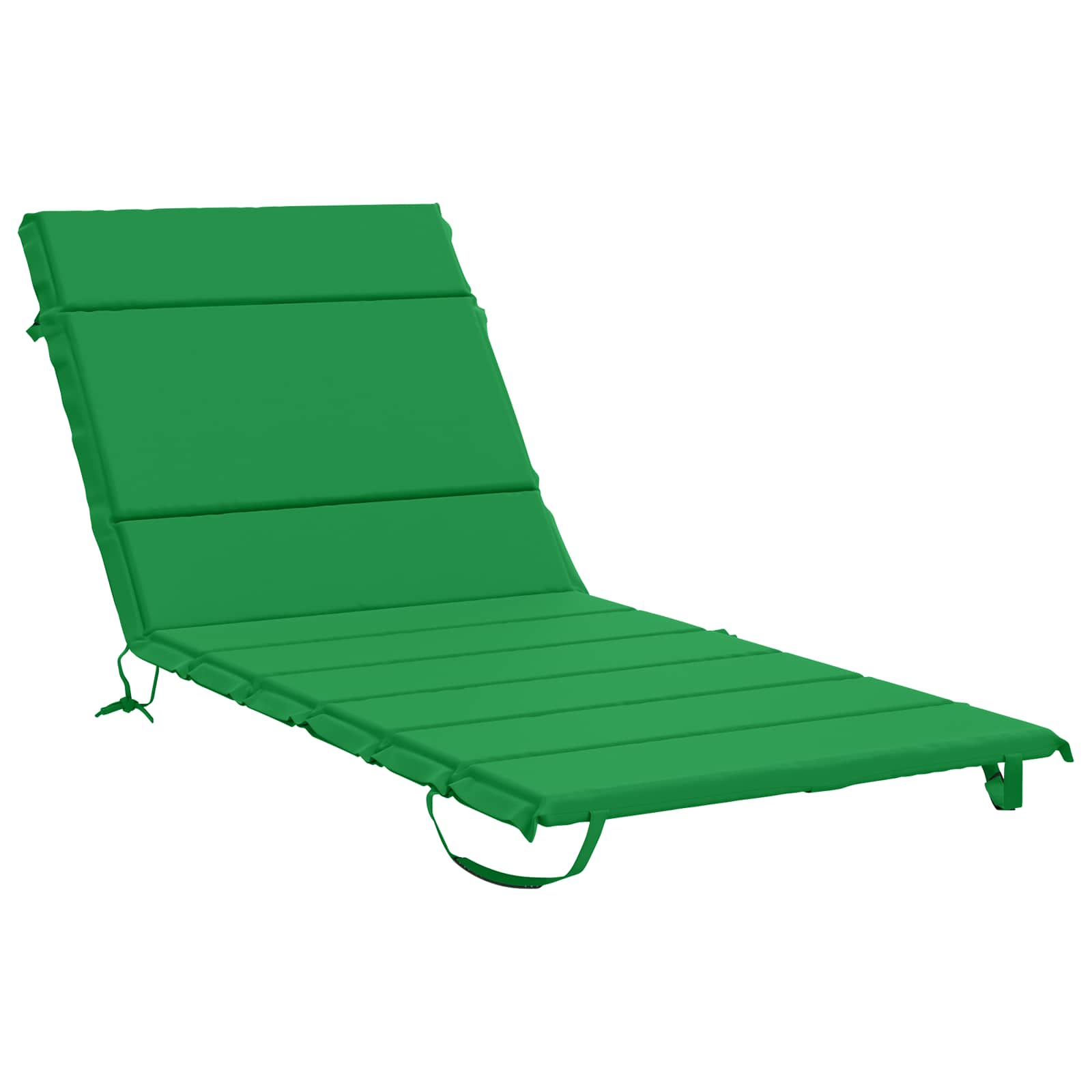 Sonnenliege Kissen Gemert 100 % Polyester Grün 200 X 80 X 3 Cm Vidaxl
