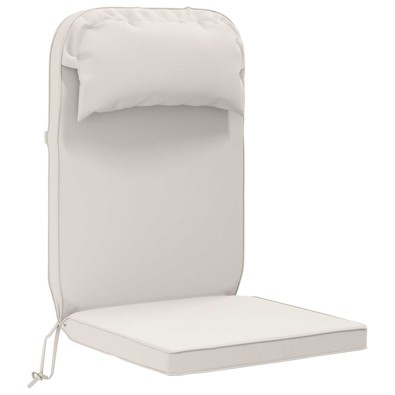 Sonnen-lounger Kissen 100 % Polyester Weiß 55 X 124 X 5 Cm Vidaxl