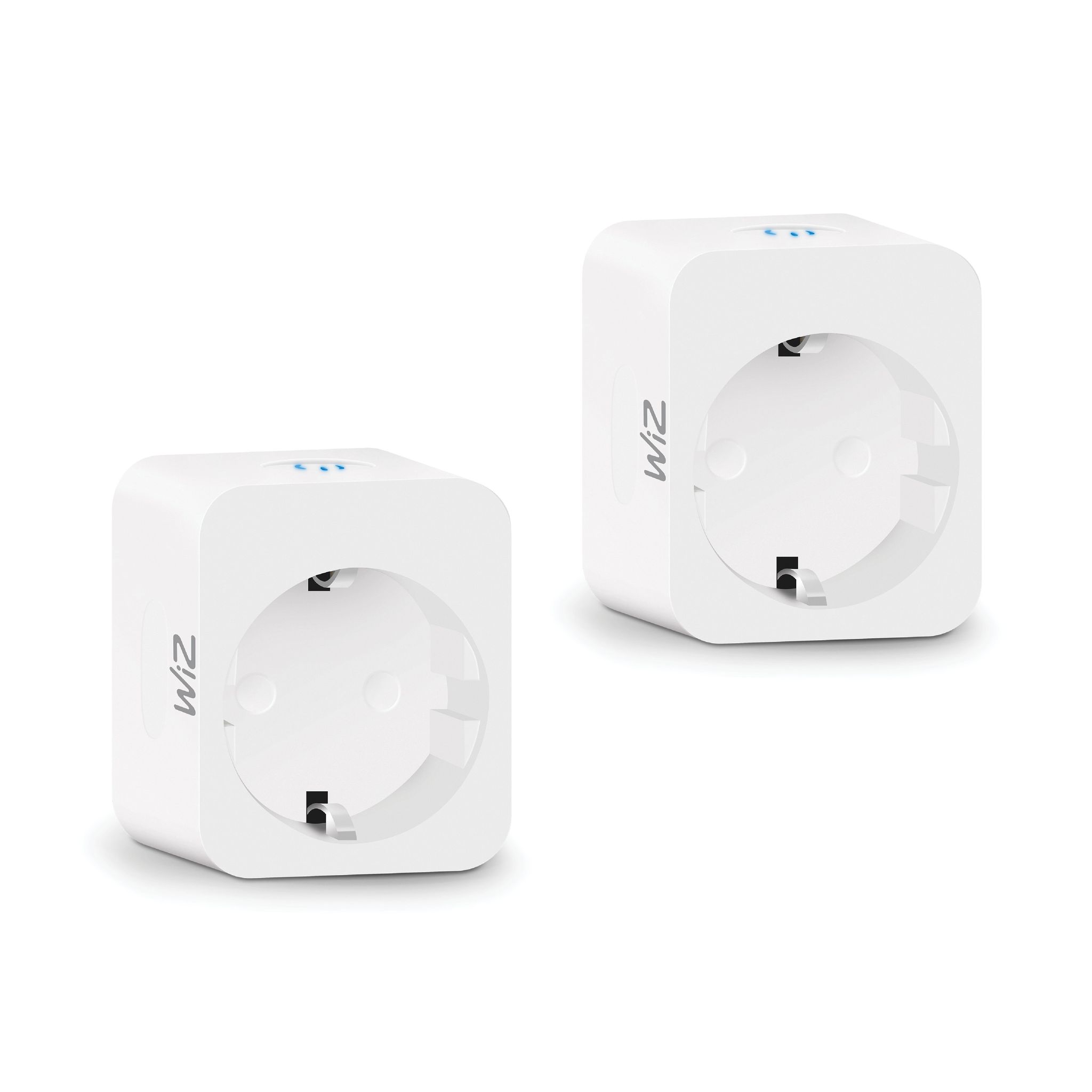 Wiz Vorteilspaket Mit 2 Wlan Steckdosen Mit Leistungsmesser Für Deutschland Und Die Eu (typ F) - Wiz Accessories - Wlan