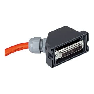 Elektrischer Anschluss Multipol 25-polig, IP 65, Steckdose IP 67, 5 m Kabel