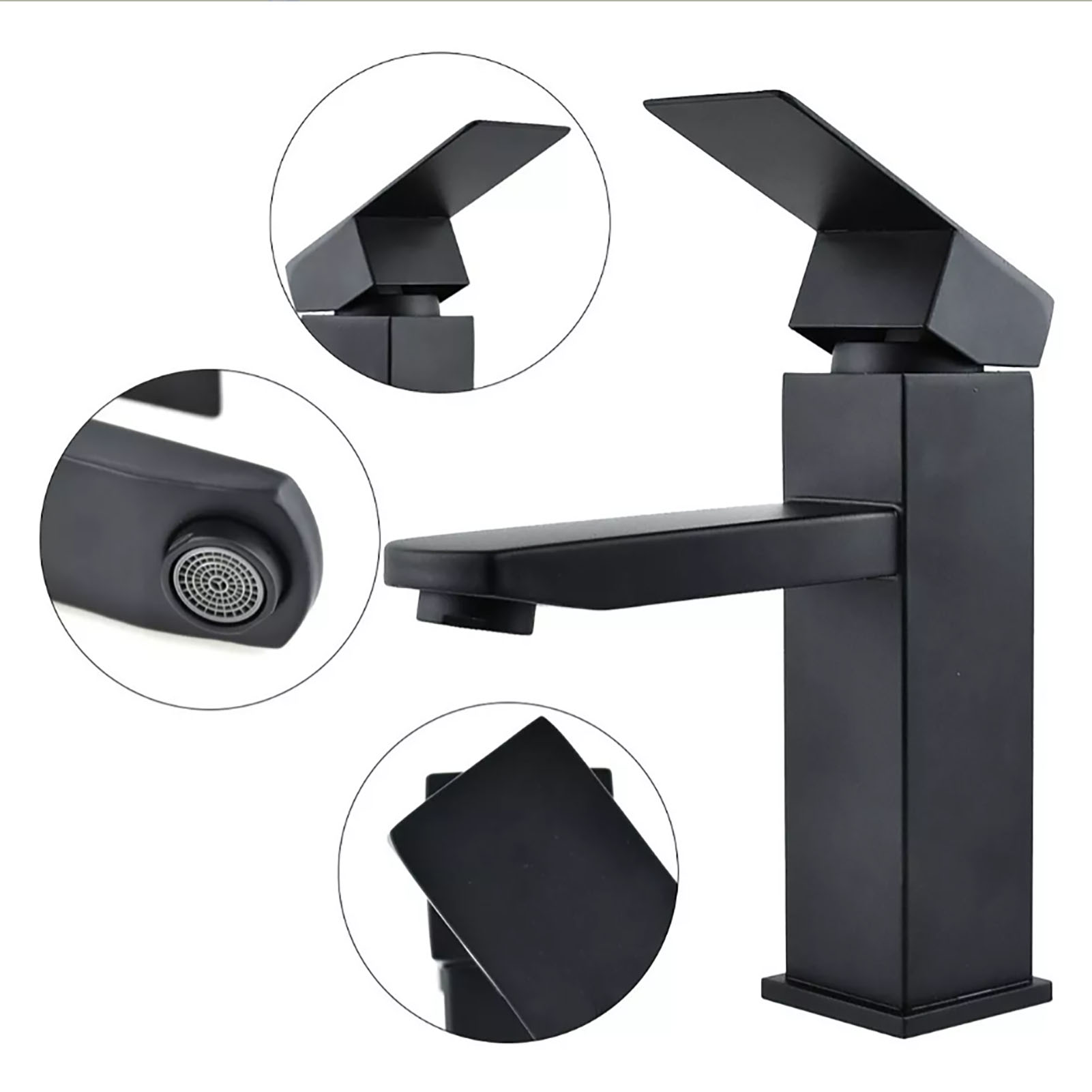 Universal-wasserhahn Für Warm- Und Kaltwasser (1/2 Zoll) Aus Edelstahl 304 Für Waschbecken, Badezimmer Und Zuhause