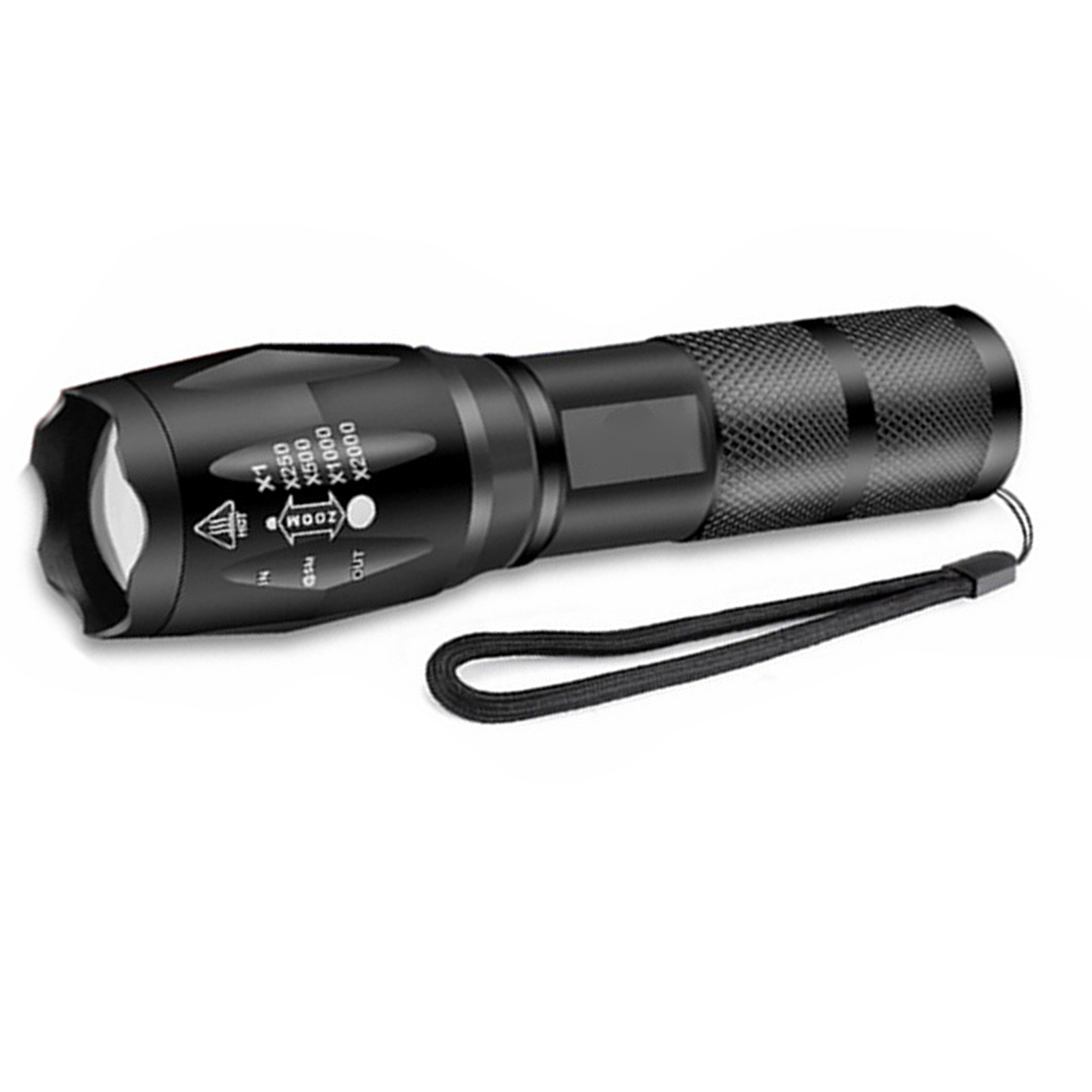 T6 Taschenlampen-set Aus Led-aluminiumlegierung Mit Ladegerät Und Batteriefach, Tragbare Taschenlampe Für Den Außenbereich