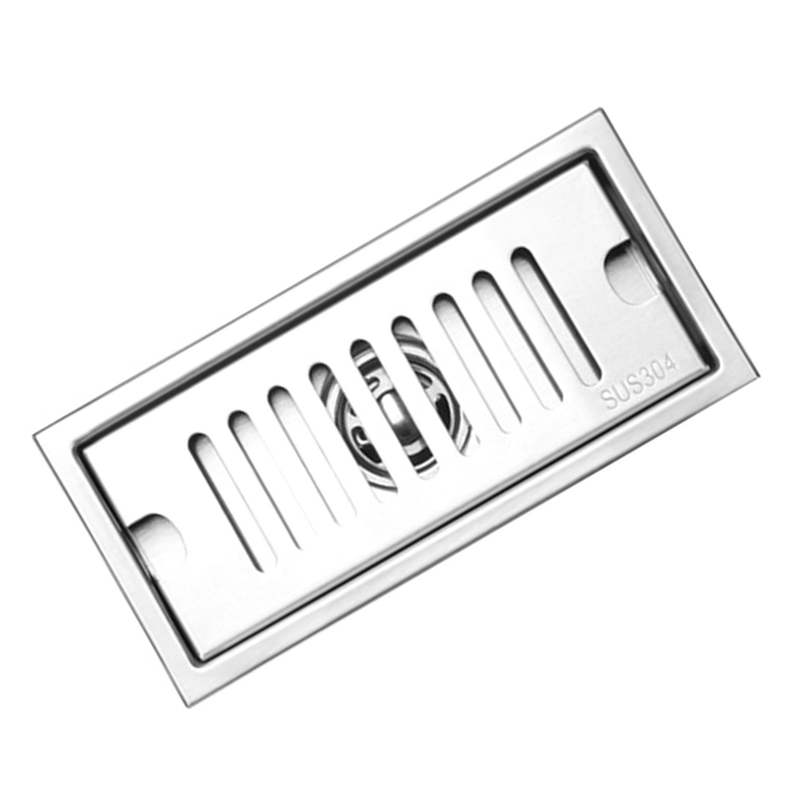 Duschablauf, Lang, Edelstahl, Geruchsneutral, Herausnehmbarer Bodenablauf Für Badezimmer Und Hotels, 20 Cm, Mittiger Ablauf
