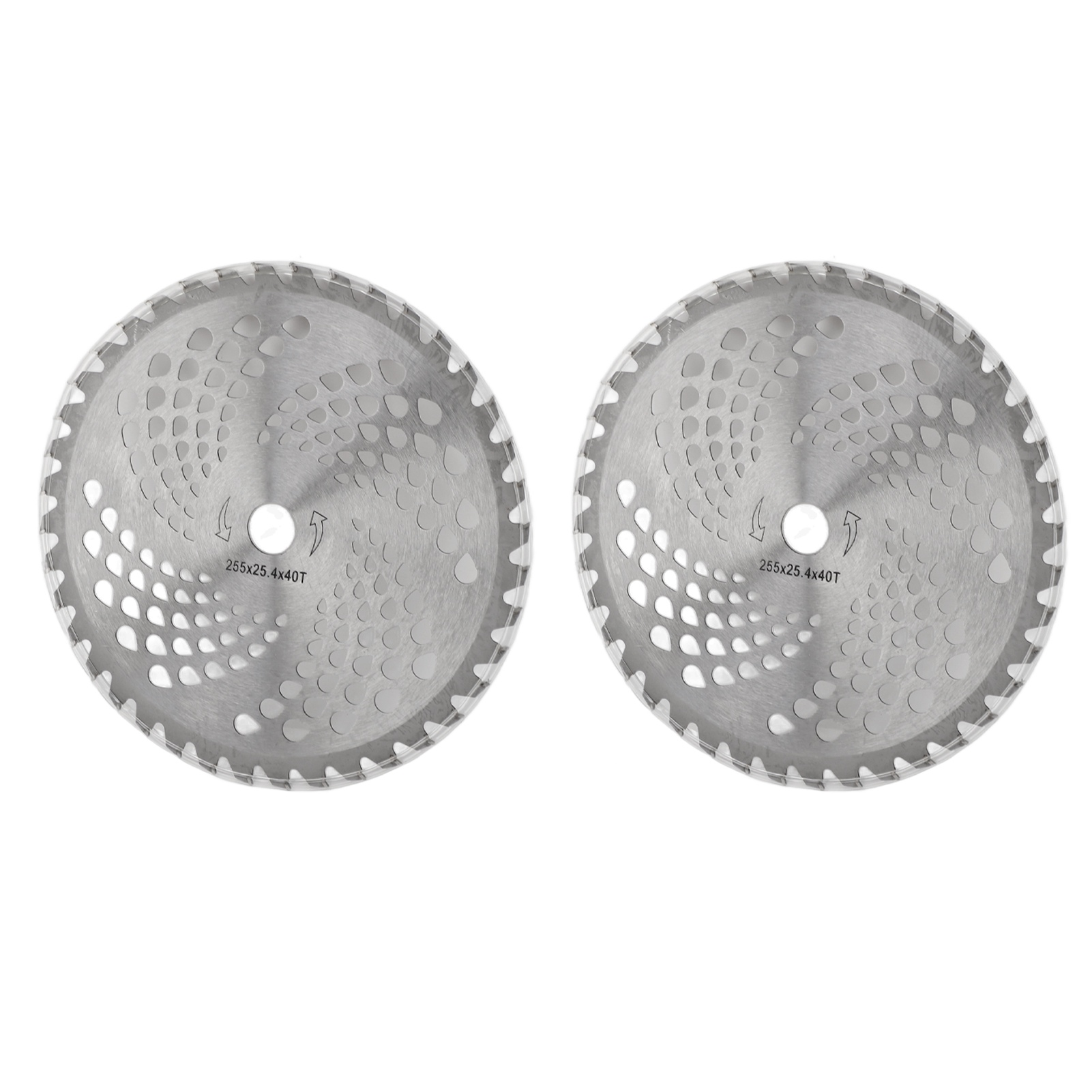 2 Stück Rasentrimmer-messerköpfe Aus Legiertem Stahl, 25 Cm (10 Zoll), Präziser Schnitt, Einfache Montage, Langlebige Ersatzteile Für Rasentrimmer, 40t