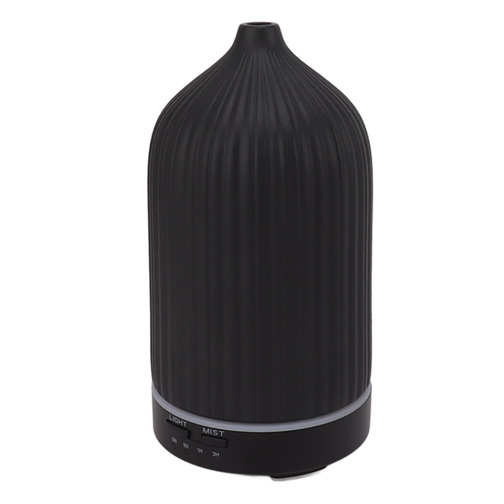Keramik-luftbefeuchter Mit Ultraschallfunktion, Automatischer Abschaltung, 7-farbiger Led-beleuchtung, Aromafunktion, 110–240 V, Schwarzer Eu-stecker