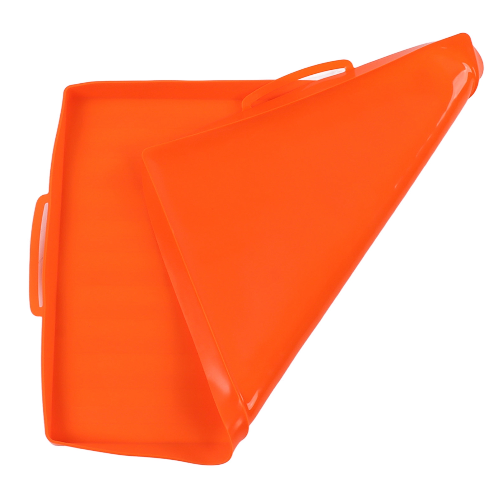 Silikon-grillmatte, Schutzhülle Für Grills, 56 Cm (22 Zoll), Orangefarbener Griff