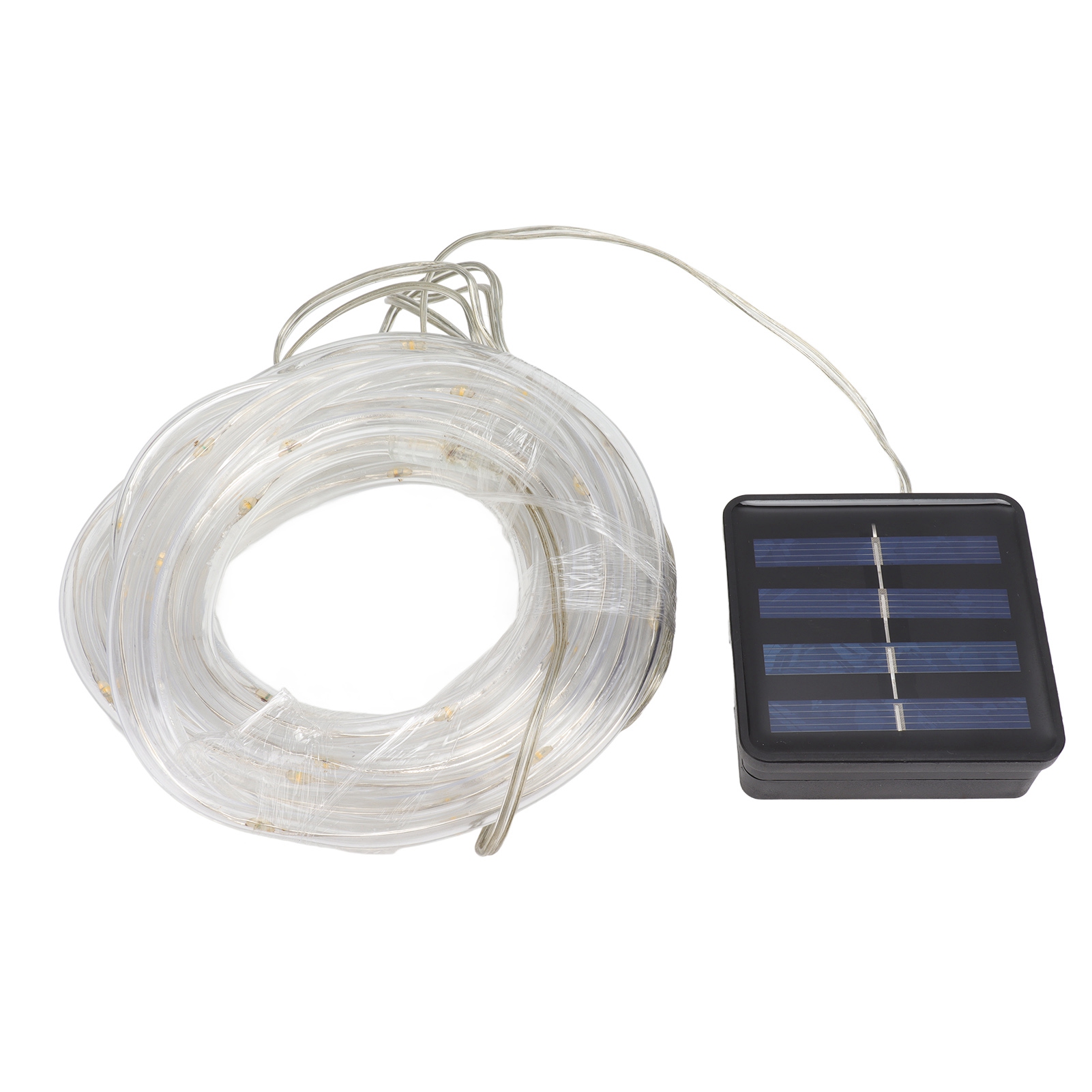 Wasserdichte Solar-lichterkette Mit Hellen Leds Für Garten, Balkon Und Weihnachtsdekoration – Warmes Licht