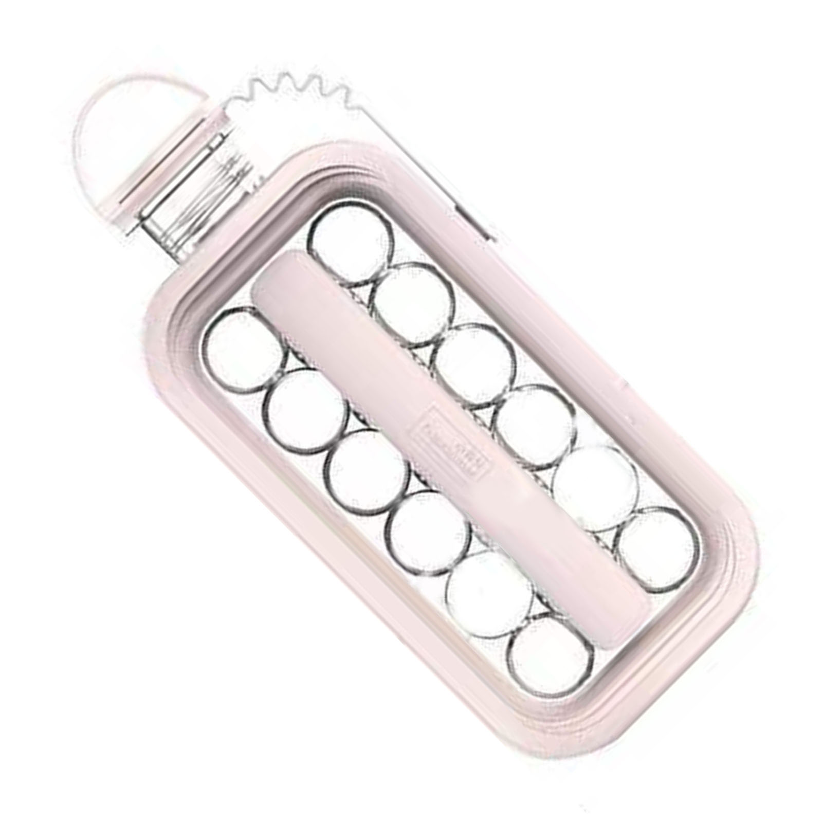 Eisballformer-wasserkocher 2-in-1 Tragbare Eisballform Mit Deckel, Pink