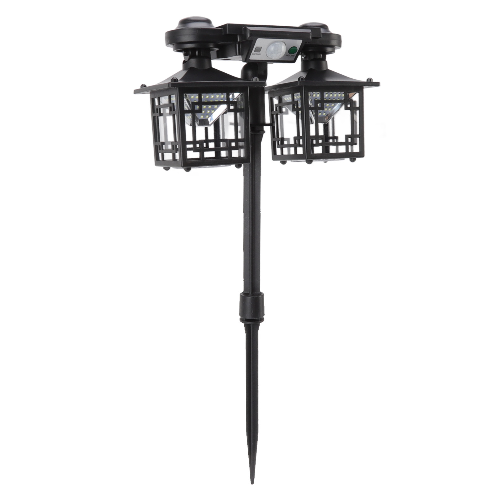 192 Led Solar-wandleuchte Für Den Außenbereich, Gartenleuchte Mit Bewegungsmelder, Wasserdichte Retro-wandleuchte Mit Fernbedienung
