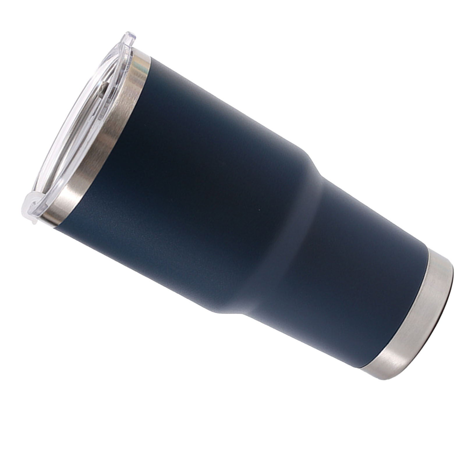 900 Ml Isolierter Kaffeebecher Aus Edelstahl, Großes Fassungsvermögen, Große Öffnung, Isolierte Wasser- Und Kaffeeflasche Für Auto Und Reisen, Marineblau