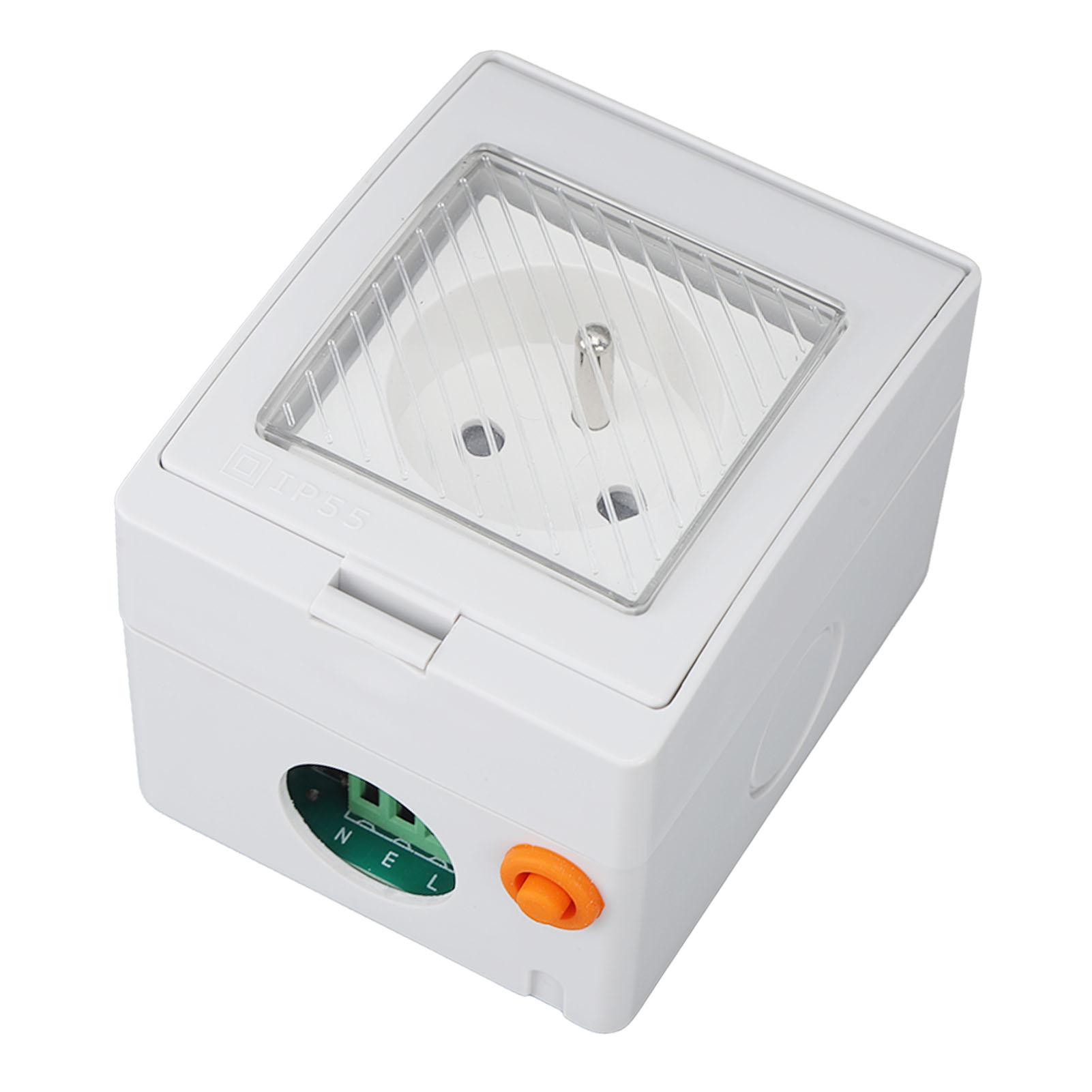 Intelligente Wlan-steckdose Aus Pc-abs-kunststoff, Ip55 Wasserdicht, App-fernbedienung, Steckdose Für Badezimmer Und Außenbereich, 100 Bis 240 V, Sn55 Fr (fr-stecker 16 A)