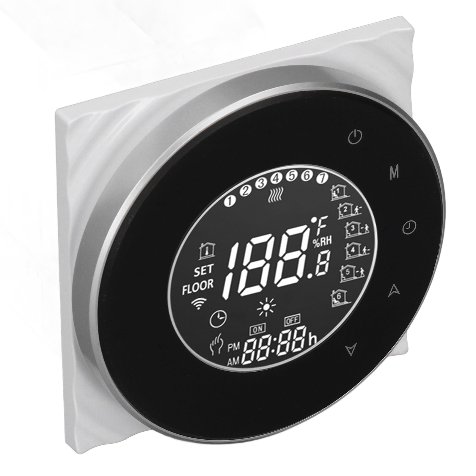 Intelligenter Fußbodenheizungsthermostat Mit Sprachsteuerung, Lcd-touchscreen Und Wlan-funktion Für Elektrische Heizsysteme (95–240 V Ac)