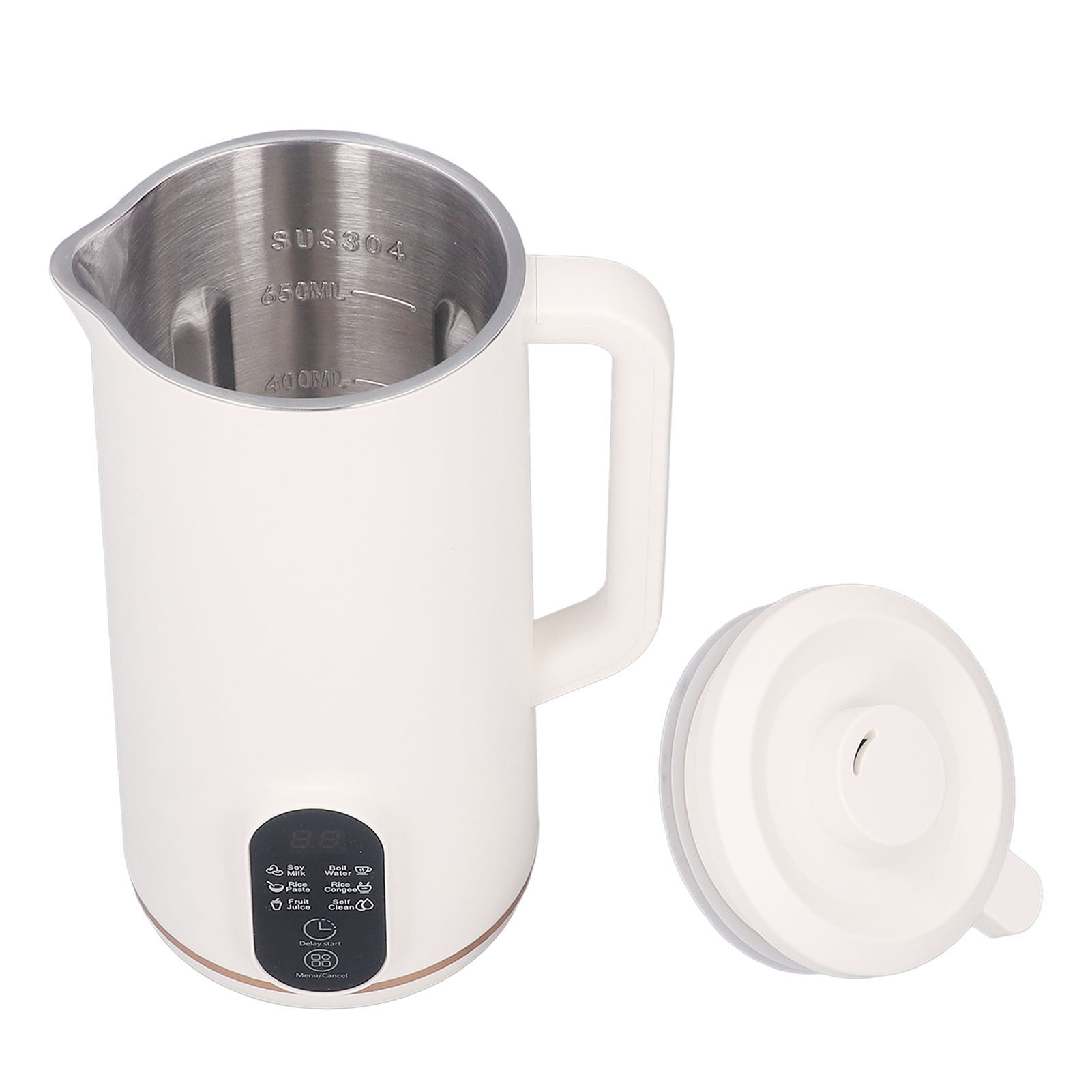 Multifunktionaler Sojamilch-mixer Für Den Haushalt, Automatisches Standgerät Mit Koch- Und Filterfunktion, Weiß, Eu-stecker 220 V