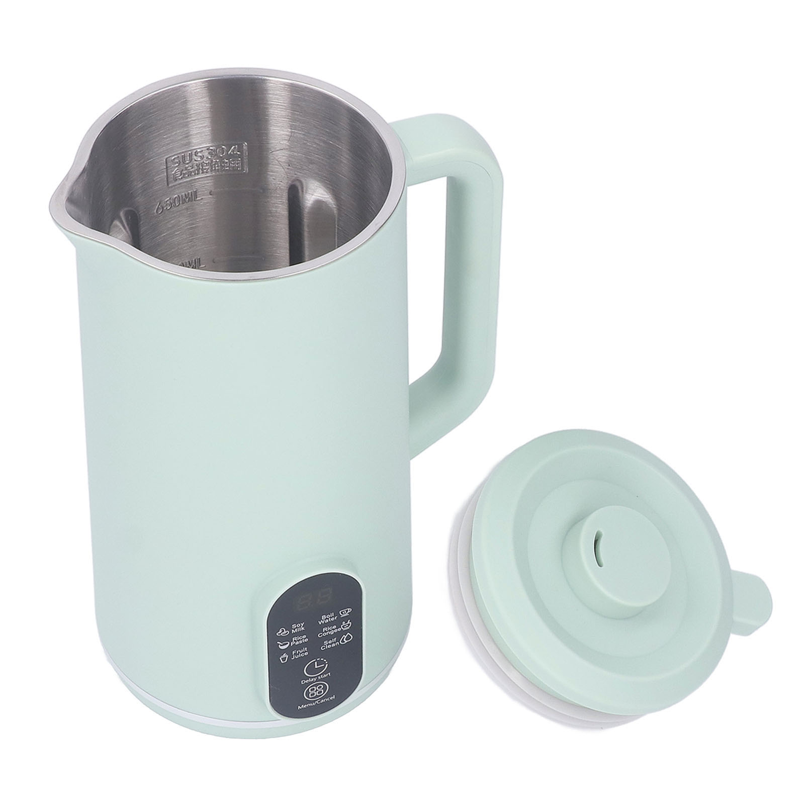 Multifunktionaler Sojamilch-mixer Für Den Haushalt, Automatisches Standgerät Mit Koch- Und Filterfunktion, Grüner Eu-stecker (220 V).