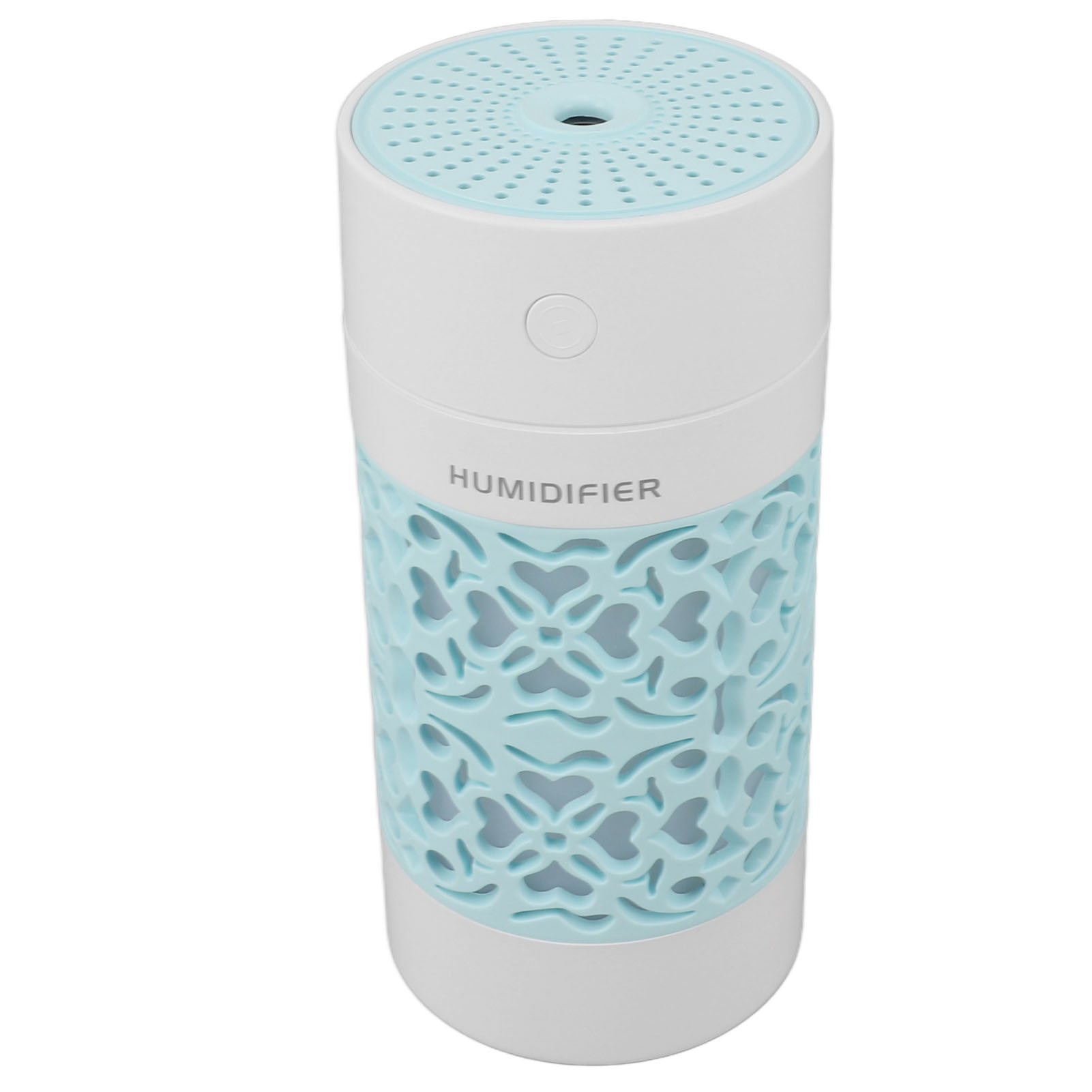 Auto-luftbefeuchter Mit Ultraschall, Großem Sprühvolumen, Leisem Usb-anschluss, Mini-diffusor (250 Ml) Für Auto, Büro, Schlafzimmer, Hellblau