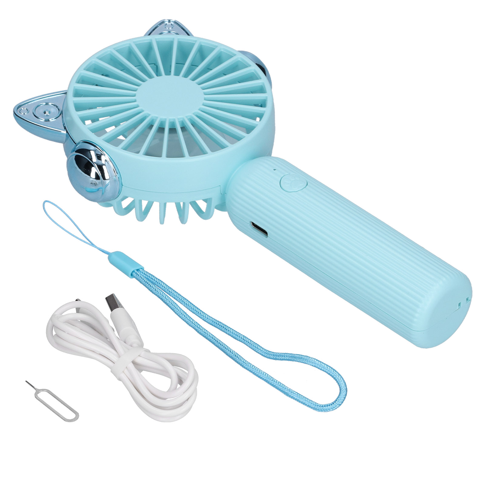 Tragbarer Mini-handventilator Mit Usb-ladefunktion Für Büro, Klassenzimmer, Studentenwohnheim Und Bibliothek