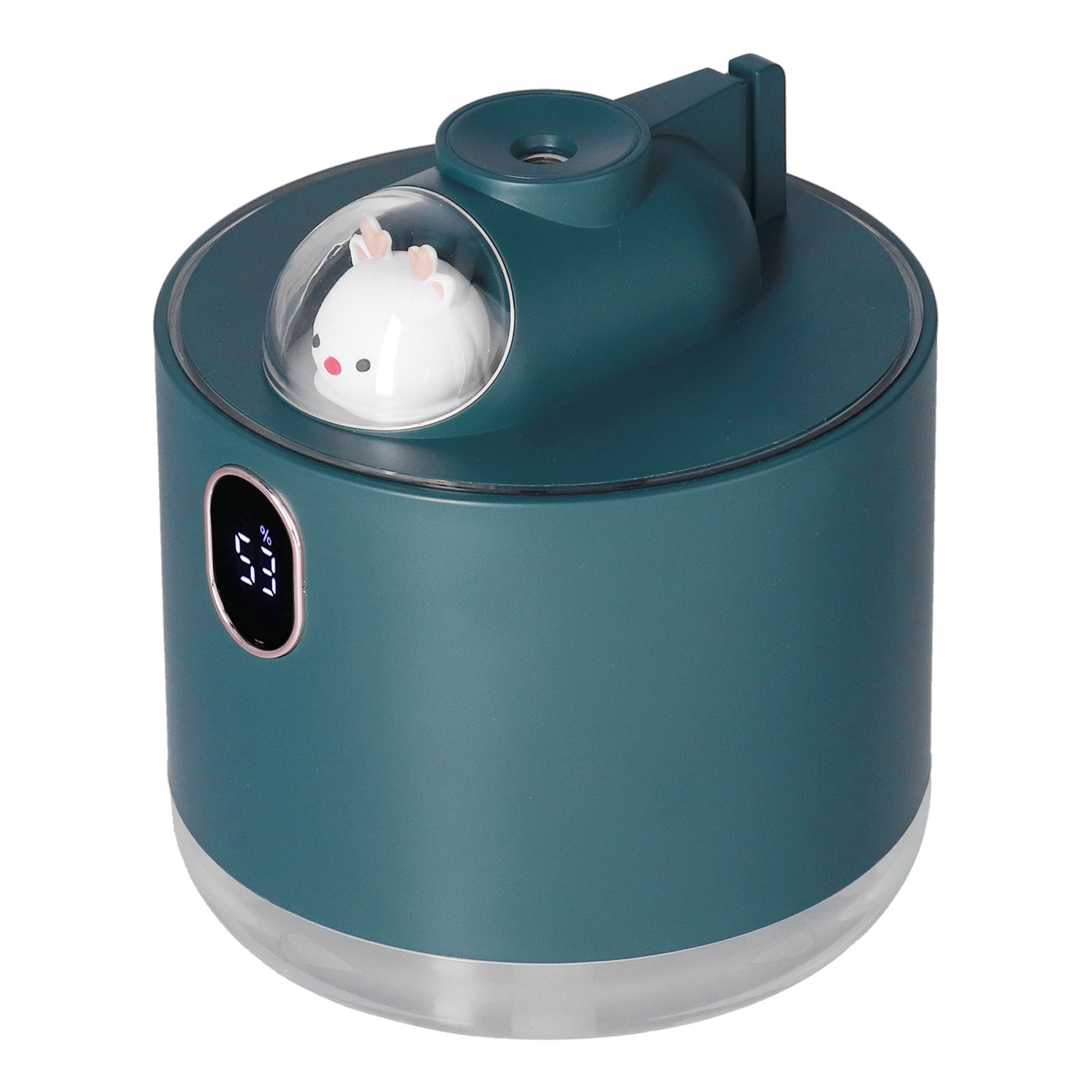 500 Ml Luftbefeuchter Mit Großem Fassungsvermögen, Raumschiff-nachtlicht, Usb-ladefunktion, Auto-luftbefeuchter Für Zuhause (green)