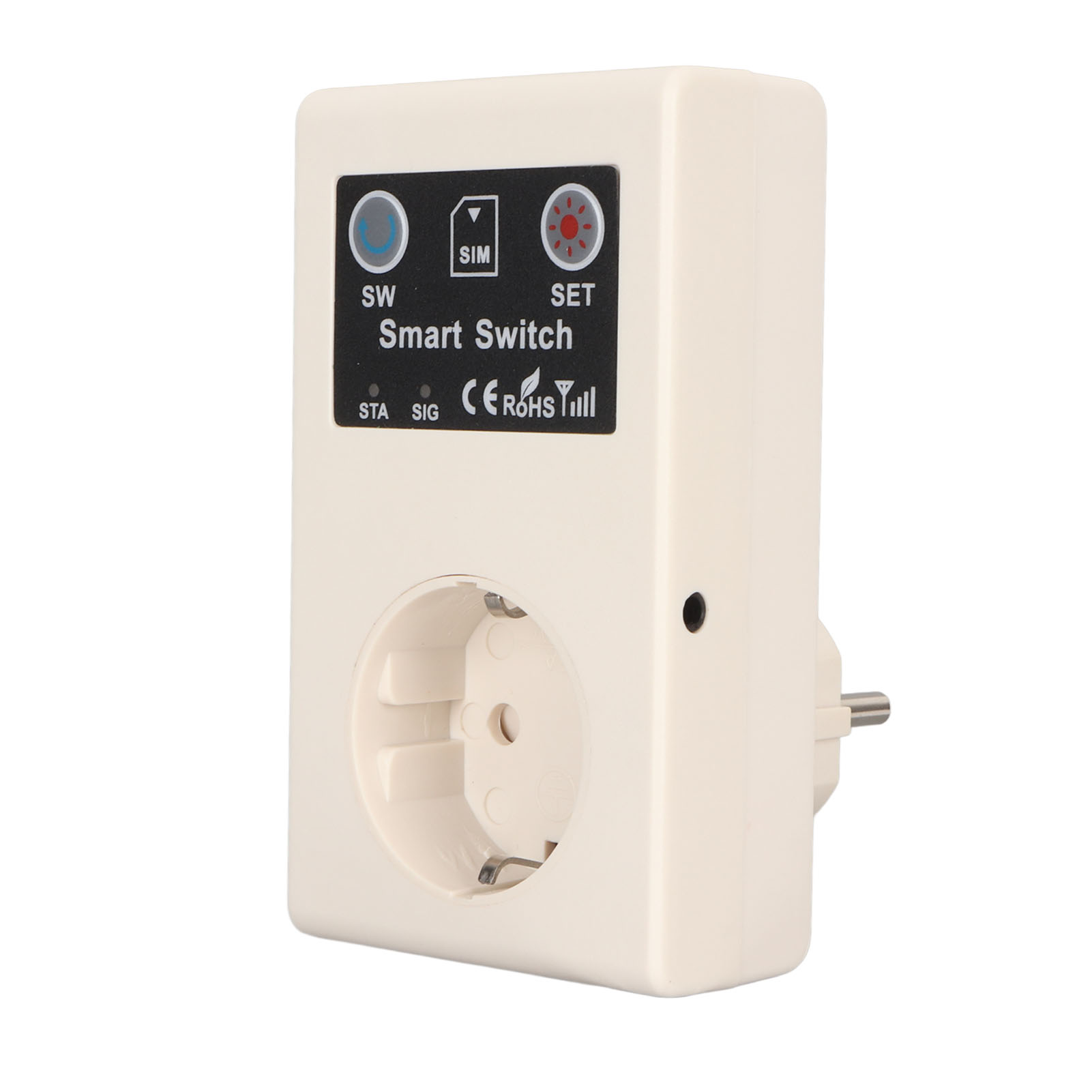 Intelligente Steckdose 16a Abs Mit App-fernsteuerung Für Pumpen, Router Und Haushaltsgeräte, Eu-stecker 110 Bis 250 V