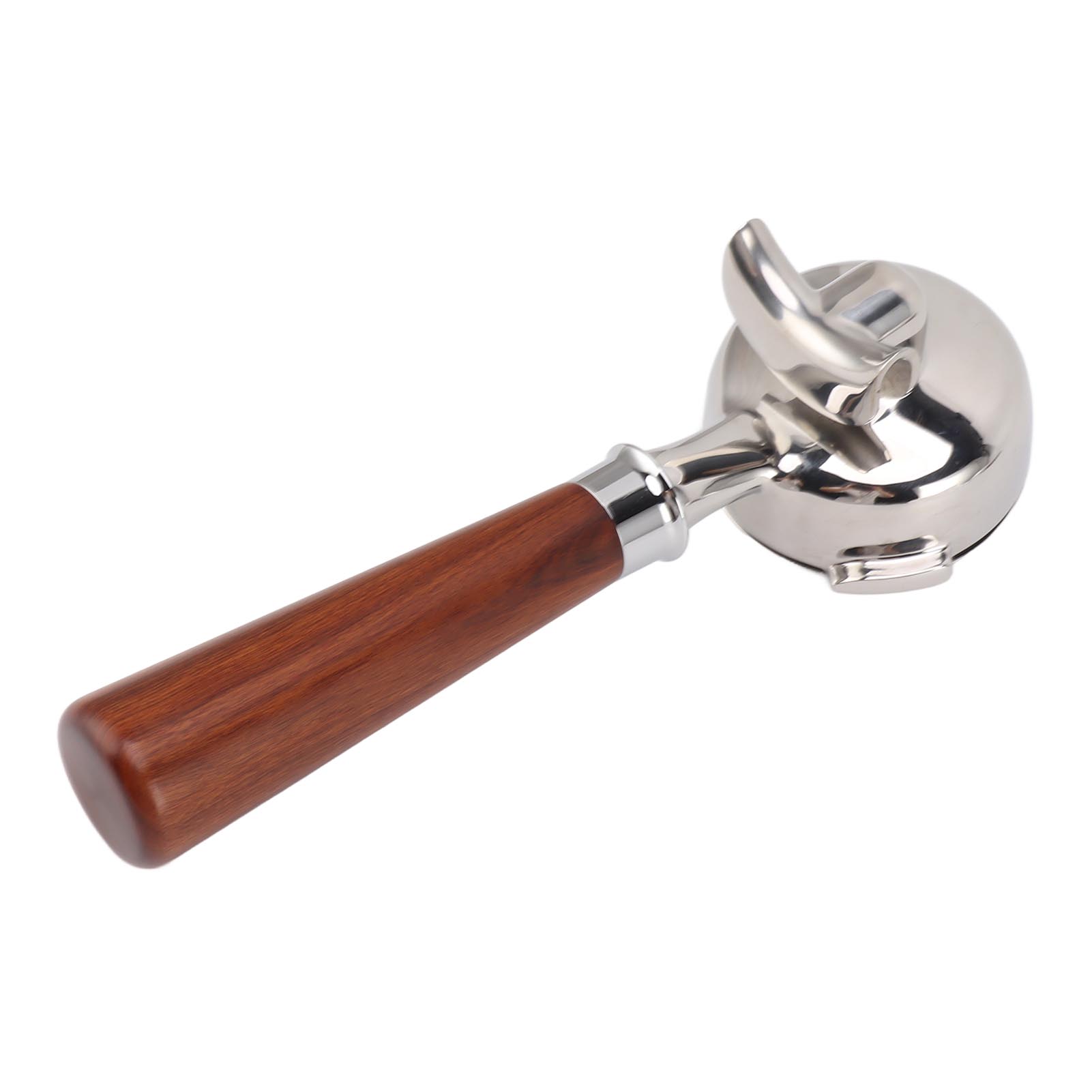 58-mm-kaffeefilter Mit 2 Ausläufen, Feinem Sieb, Edelstahl, Holzgriff, Abnehmbar, Zubehör Für Nowwa A1, Siam Rosewood