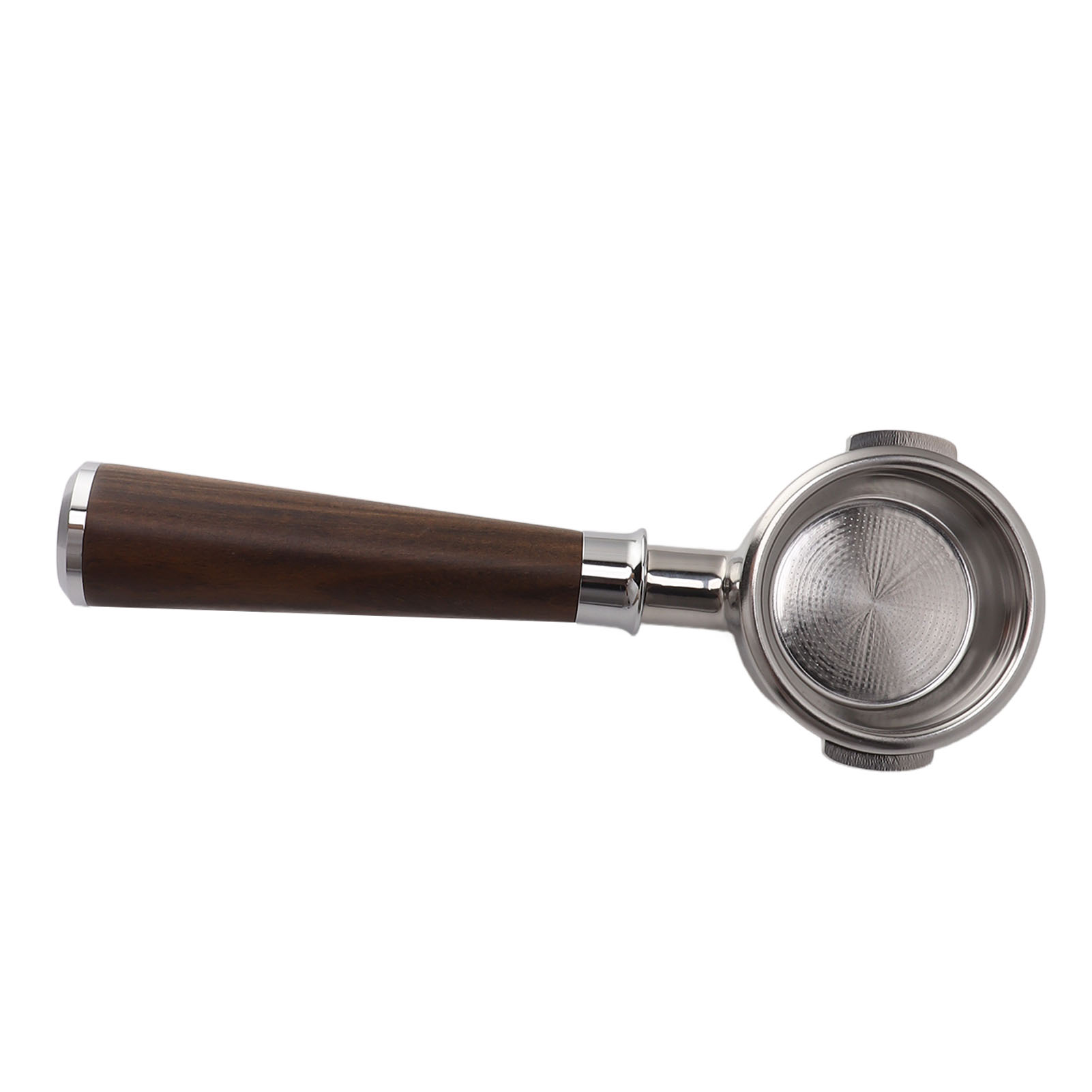 58-mm-siebträger Ohne Boden, Universell Für Kaffeemaschinen, Doppelohren-siebträger, Edelstahl, Typ A, Schwarz, Säurearm