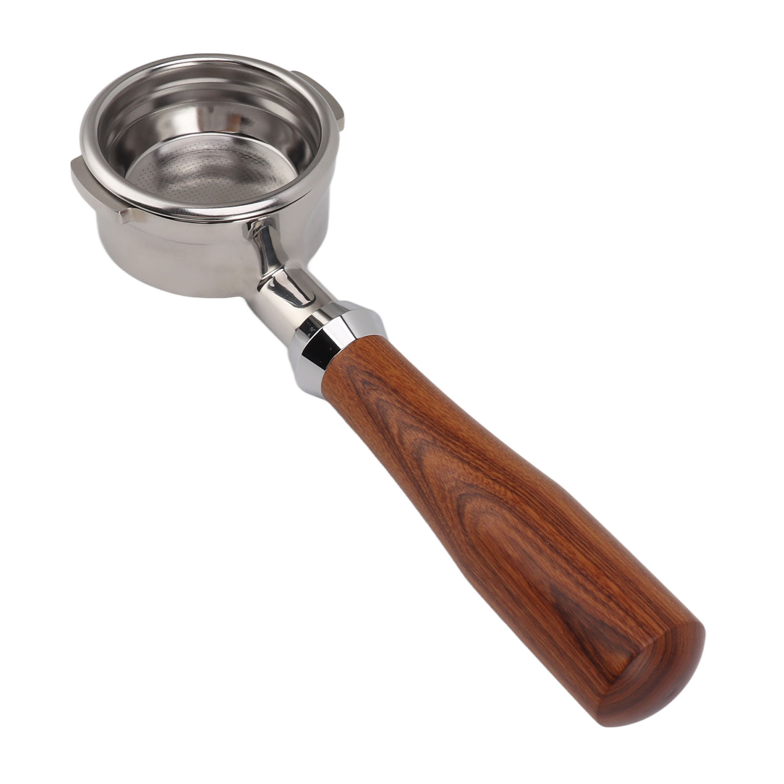 58-mm-siebträger Ohne Boden, 2-hals-edelstahlgriff, Abnehmbares Zubehör Für Breville 9 Series E Classic Rosewood Kaffeemaschinen