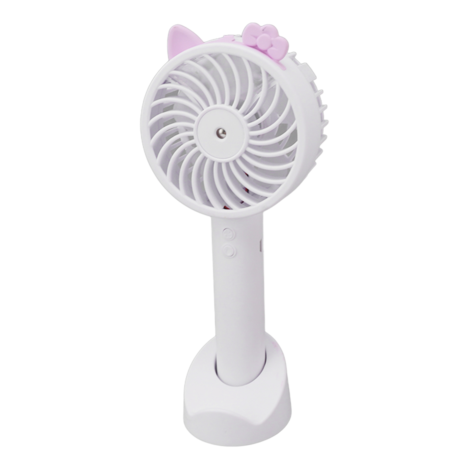 Multifunktions-usb-handventilator (2-in-1): Starker Luftstrom, 3 Geschwindigkeitsstufen, Ultraleise, Tragbare Mini-ventilatorfunktion Mit Kühlendem Nebel