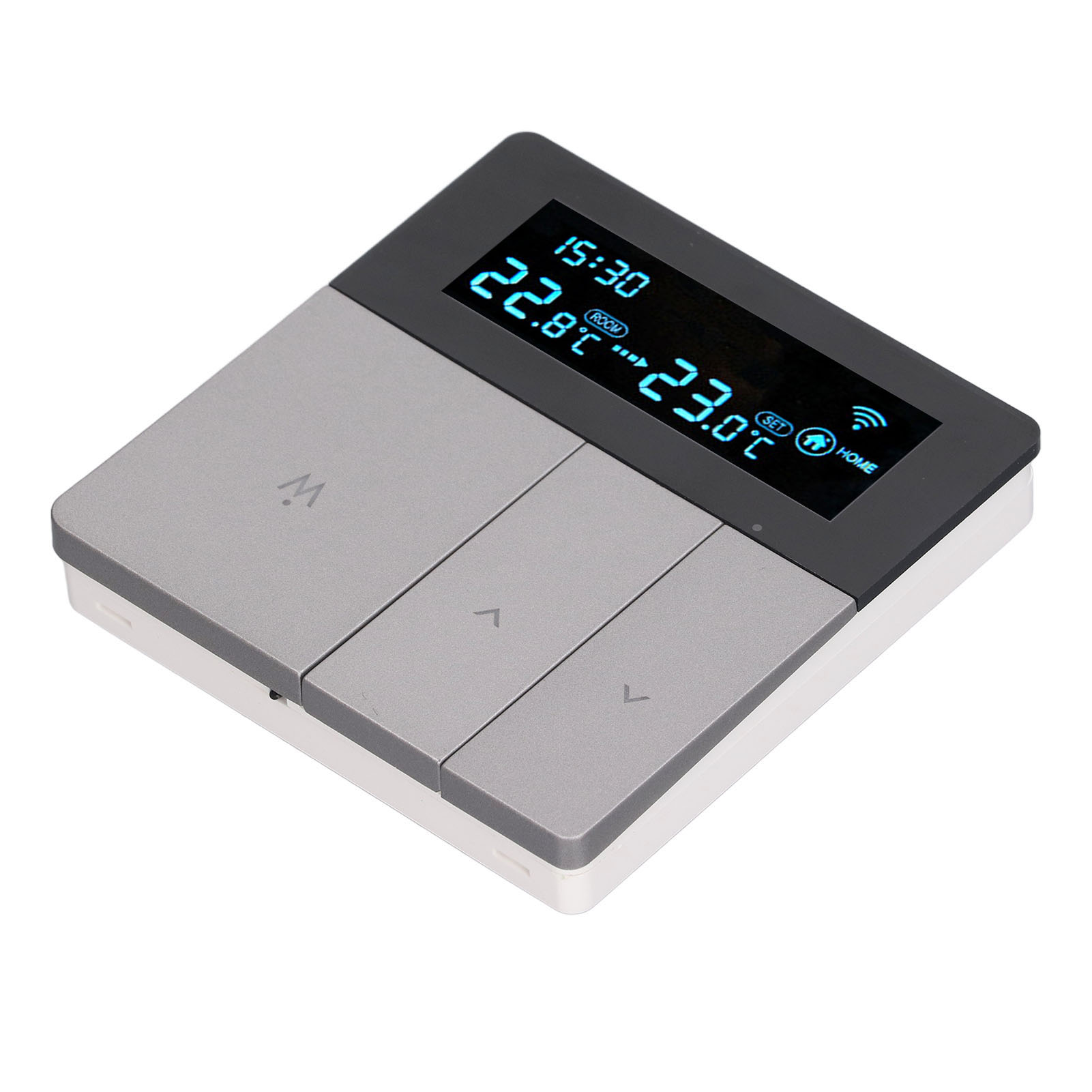 3a Smart-thermostat Mit Lcd-farbdisplay, Hochpräzise, Programmierbar, Für Warmwasserbereitung, Heizung, Heizkessel, Haushalt, Einkaufszentrum, Ac90–240 V, Grau, Wlan