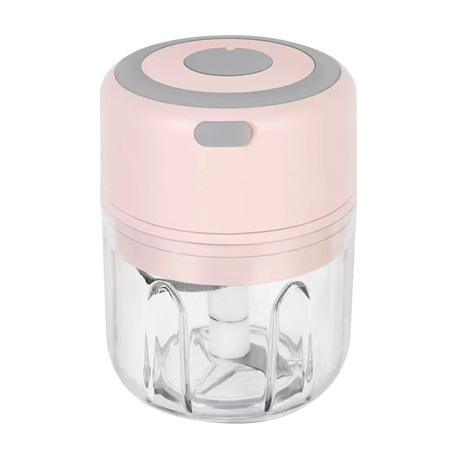 Elektrischer Knoblauchzerkleinerer 250 Ml, Kabellos, Multifunktional, Abnehmbarer Mini-zerkleinerer Für Ingwer Und Zwiebeln, Rosa