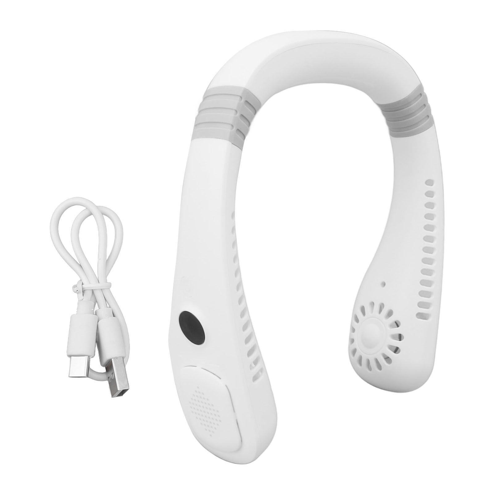 Leichter, Leiser, Tragbarer Ventilator Ohne Rotorblätter, Mini-elektroventilator, Wiederaufladbar, Led-digitalanzeige, Blattloser Ventilator Für Sport