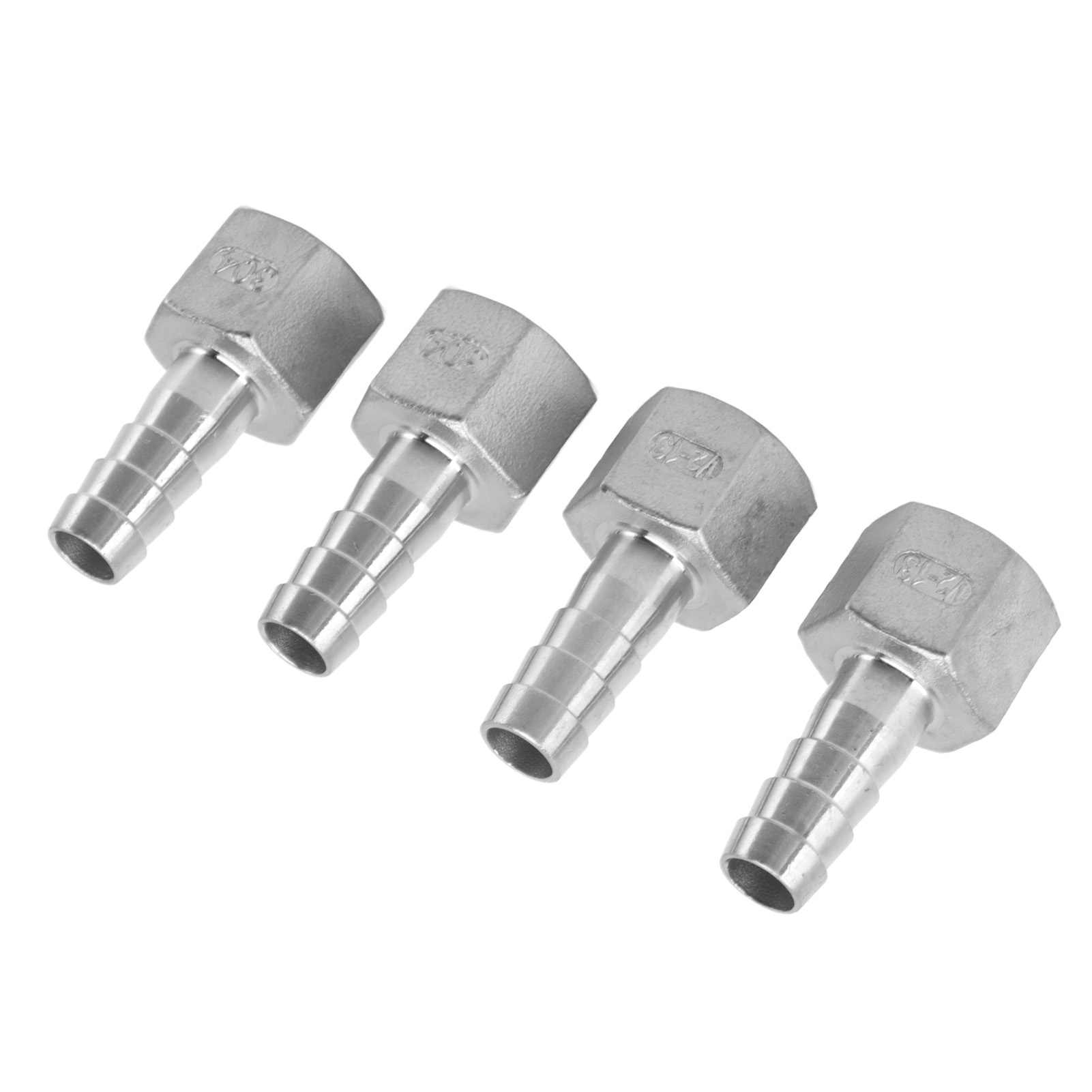 Stück 13 Mm 1/2 Zoll Schlauchtüllenverbinder, Schlauchtüllenkupplung, Edelstahl-rohrverschraubung Für Bierkühler
