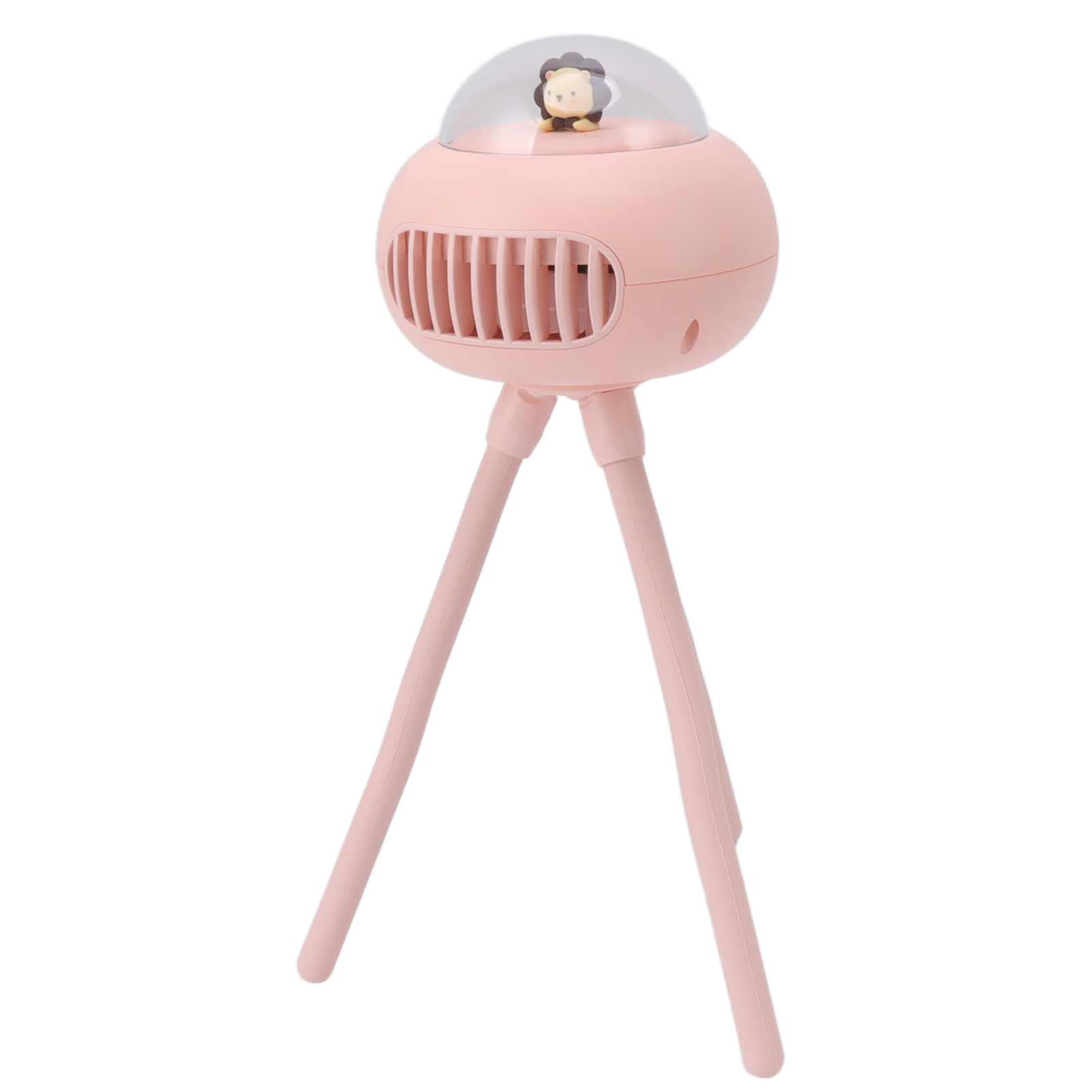 Tragbarer, Batteriebetriebener Kinderwagenventilator Mit 4 Geschwindigkeitsstufen, Flexibler, Blattloser Oktopus-ventilator Für Camping Und Reisen