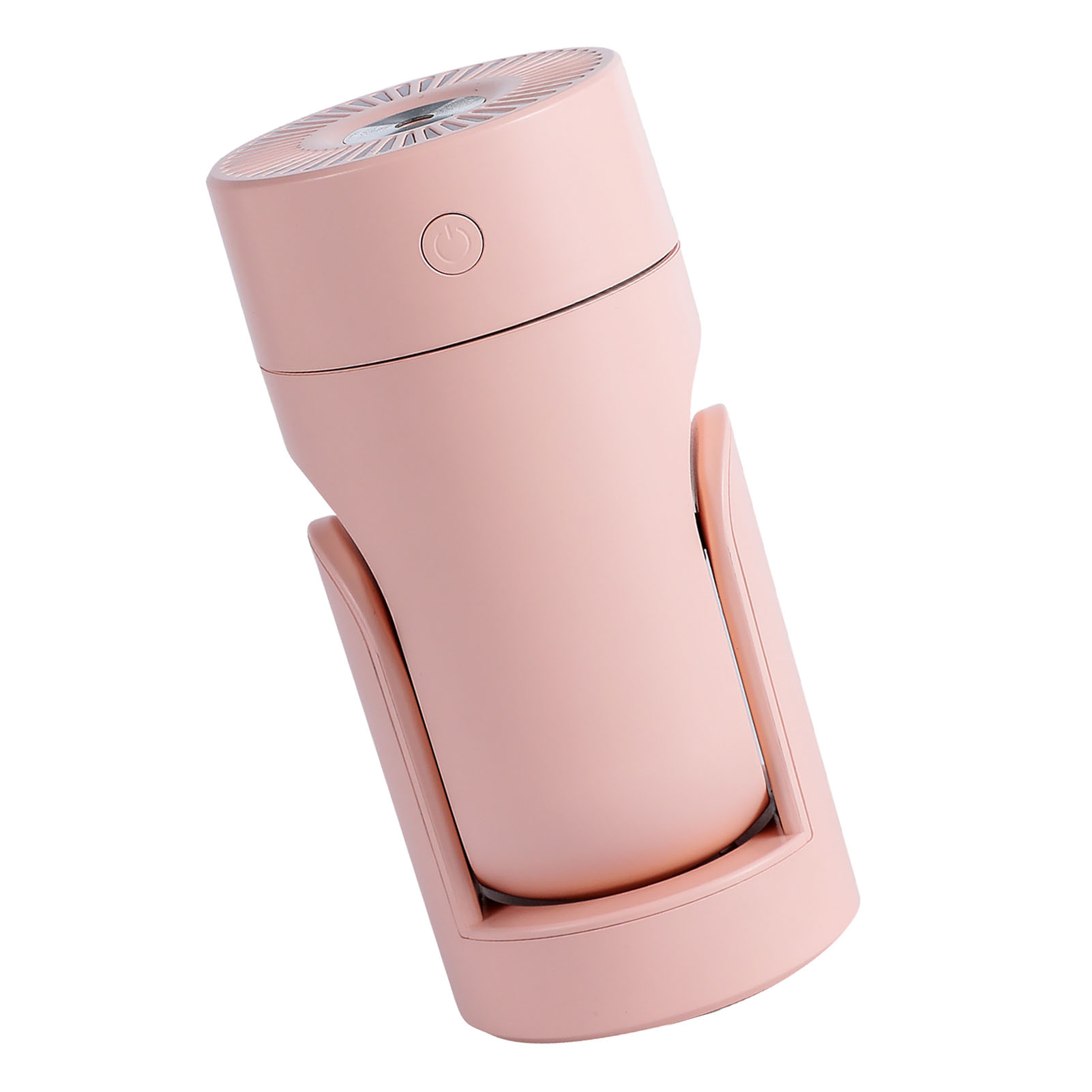 Mini-luftbefeuchter Mit Schüttelkopf, Farbigen Lichtern, 2-stufiger Feinnebel-funktion, Leiser Luftbefeuchter Für Auto Und Schreibtisch, Pink