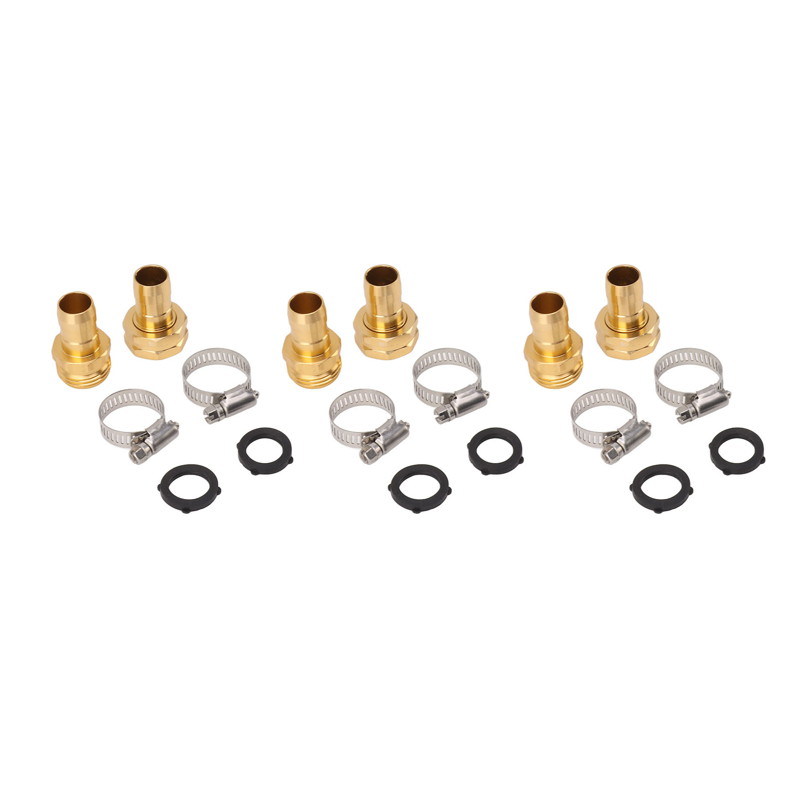 3-teiliges Gartenschlauch-reparaturset Mit Schlauchverbinder Und Klemmen Für 3/4- Und 5/8-zoll-gartenschläuche