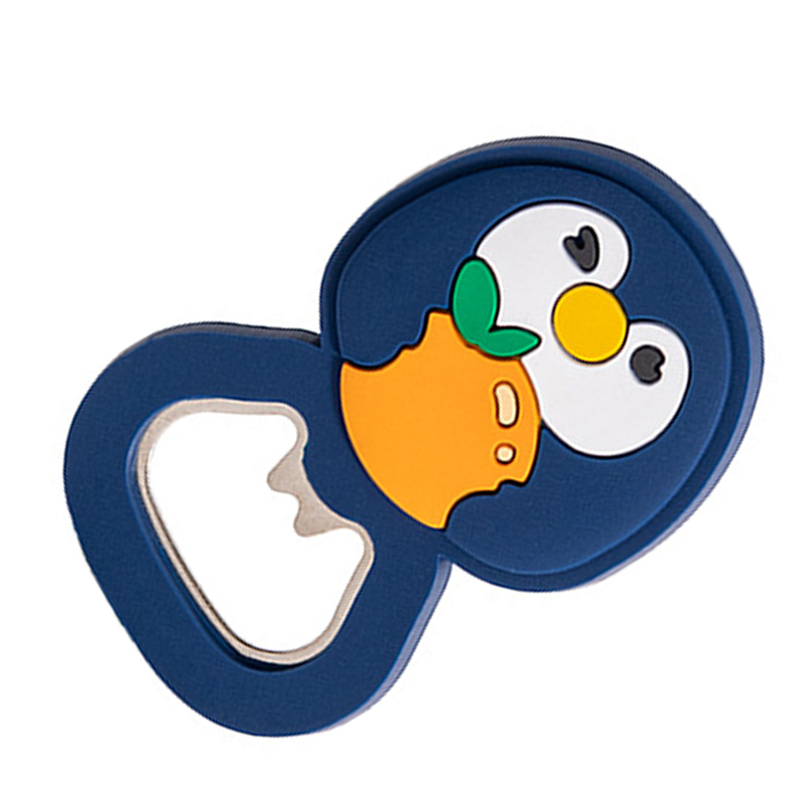 Magnetischer Flaschenöffner Im Cartoon-tier-design, Robuster Pvc-metall-multifunktions-bieröffner Für Zuhause, Partys, Büro, Gans