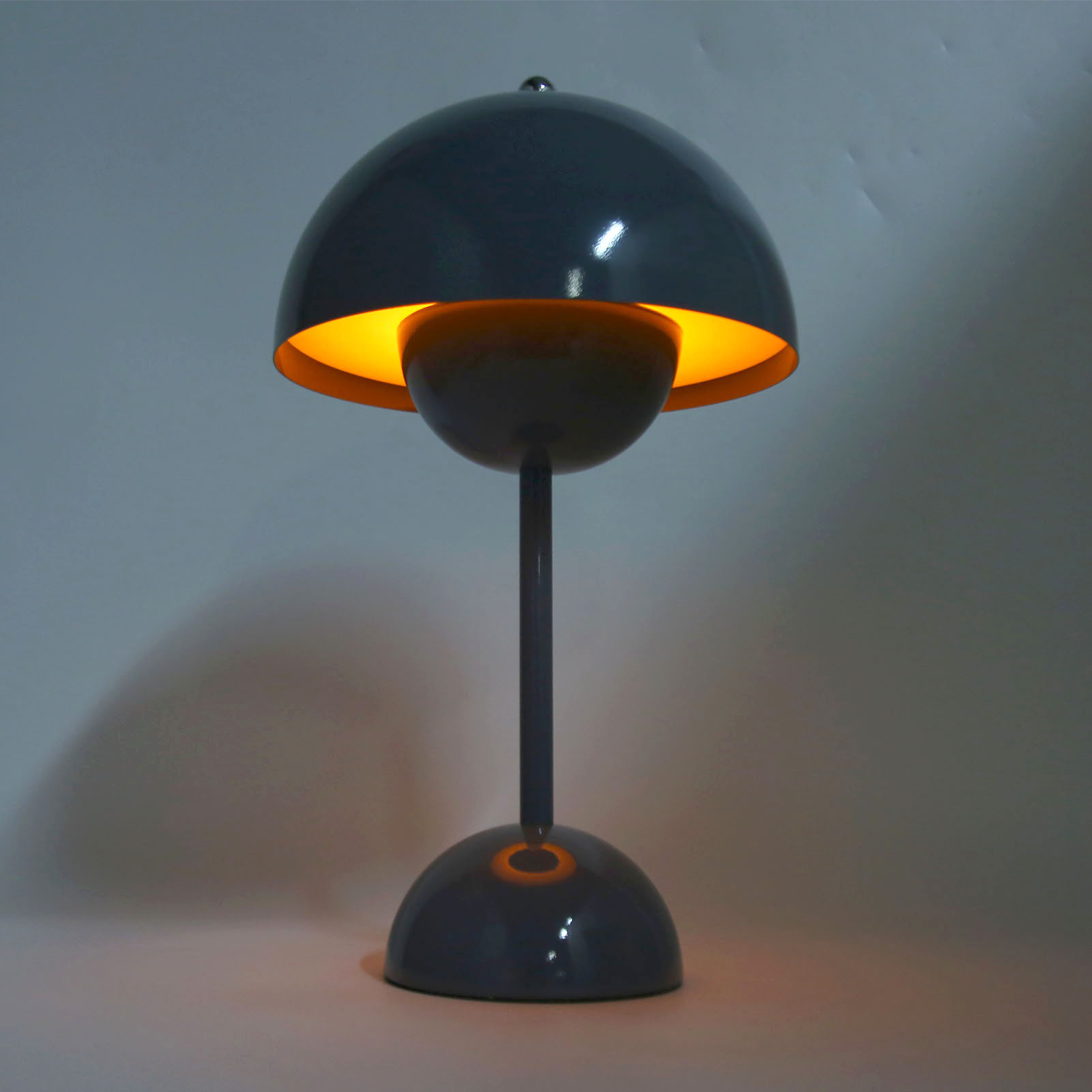 Kabellose Tischleuchte Mit Touch-bedienung, Dimmbar, Usb-aufladbar, Moderne Led-leselampe Mit Pilzkuppel Für Schlafzimmer, Wohnzimmer Und Büro, Schwarz