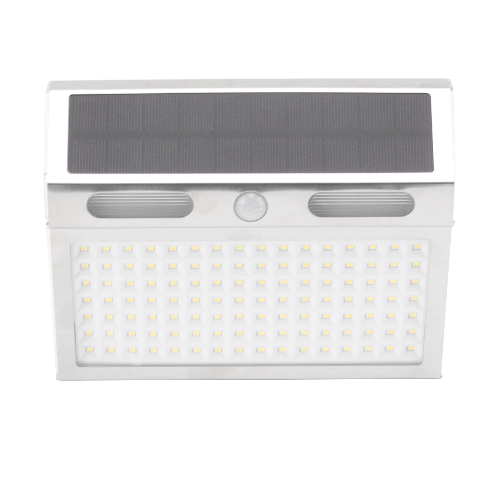 Solar-wandleuchte Mit Bewegungsmelder, Ip65 Wasserdicht, 112 Leds, Für Gartentore