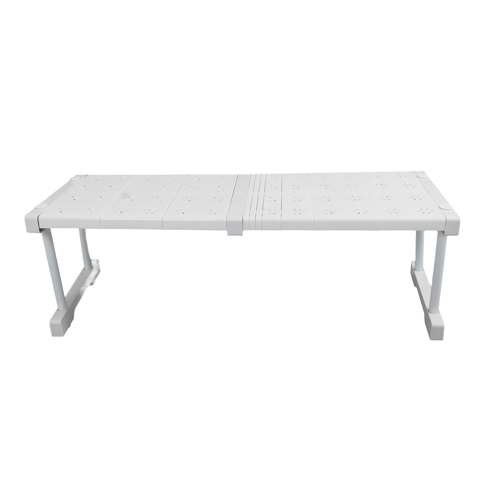 Ausziehbarer Kleiderschrank-regalorganizer, Verstellbar, Platzsparend, Mit Spannsystem Für Waschbecken, 24 Cm Breite, 22 Cm Höhe, Länge 47 Bis 68 Cm / 18,5 Bis 26,8 Zoll