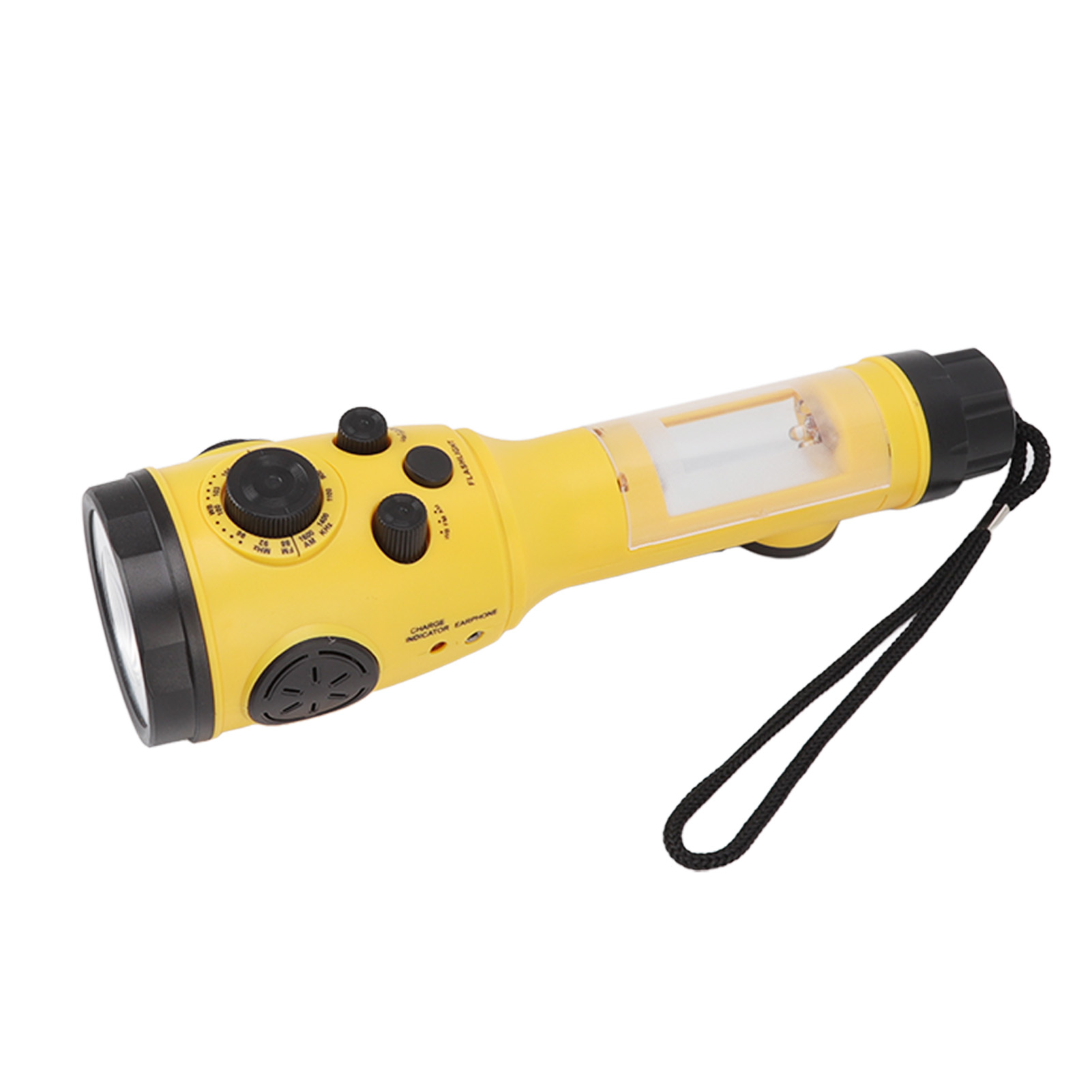 Notfalltaschenlampe, Tragbar, Wiederaufladbar, Mit Handkurbel, Multifunktional, Led-taschenlampe, Am/fm-frequenz, Sos-warnlicht
