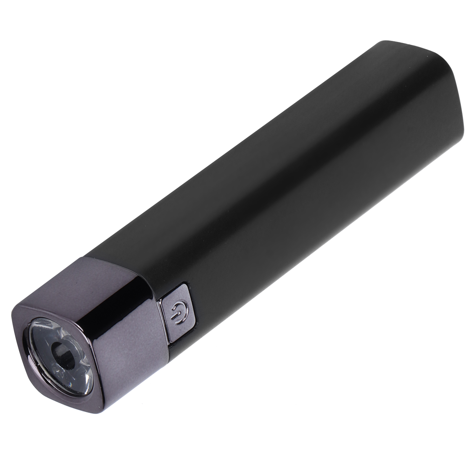 Mini-taschenlampe Mit Starkem Licht, Usb-ein- Und Ausgang, Handy-ladefunktion, Led-multifunktionslampe (schwarz)