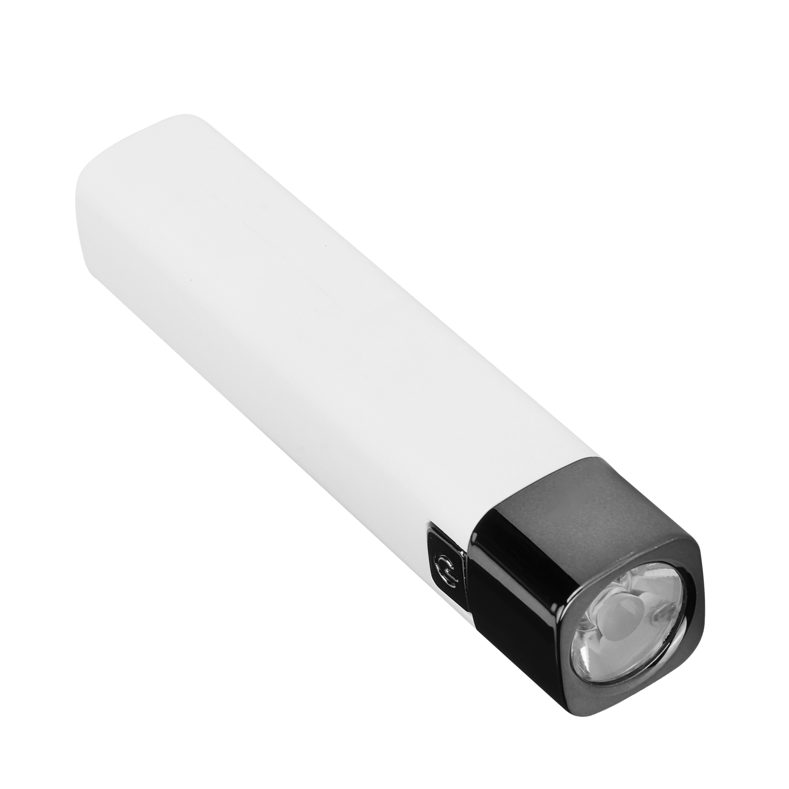 Mini-taschenlampe Mit Starkem Licht, Usb-ein- Und Ausgang, Handy-ladefunktion, Led-multifunktionslampe (weiß)
