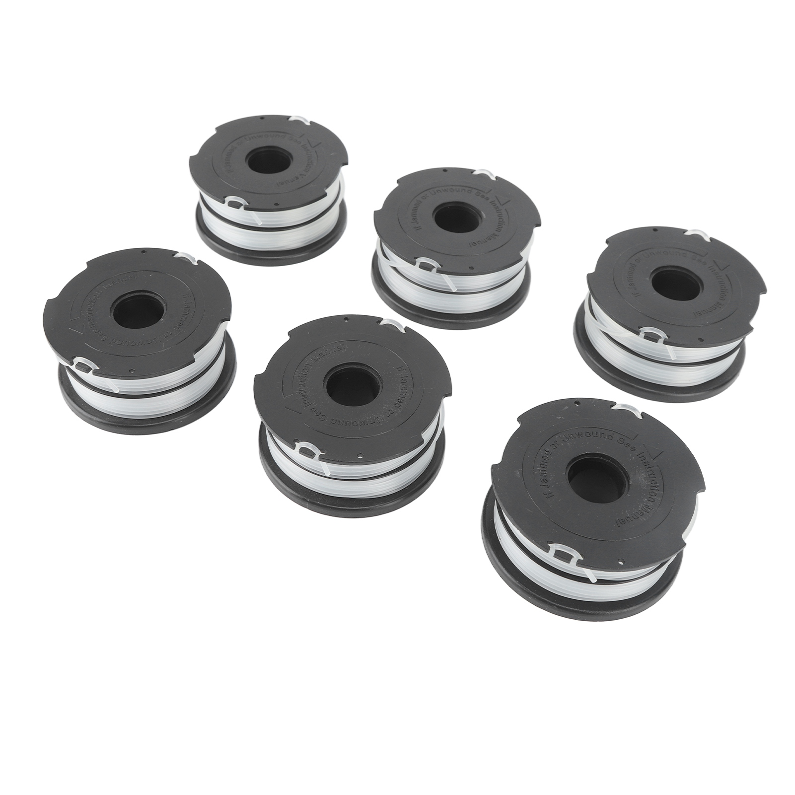 6 Stück Unkraut-ersatzspulen, 11,8 M (38,6 Fuß), 1,5 Mm (0,06 Zoll) Fadentrimmer-ersatzspule Für Df065