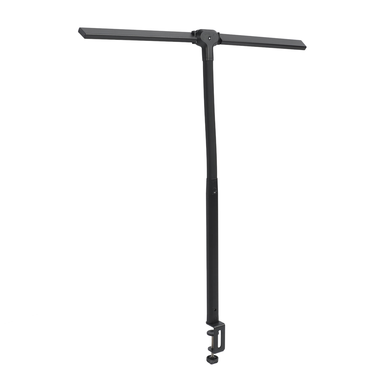 24-w-doppelkopf-schreibtischlampe Mit Schwanenhals, Augenschutz, Abnehmbar, Ac 100–240 V, Schwarze Led-schreibtischleuchte Zum Arbeiten Und Lesen, Eu-stecker