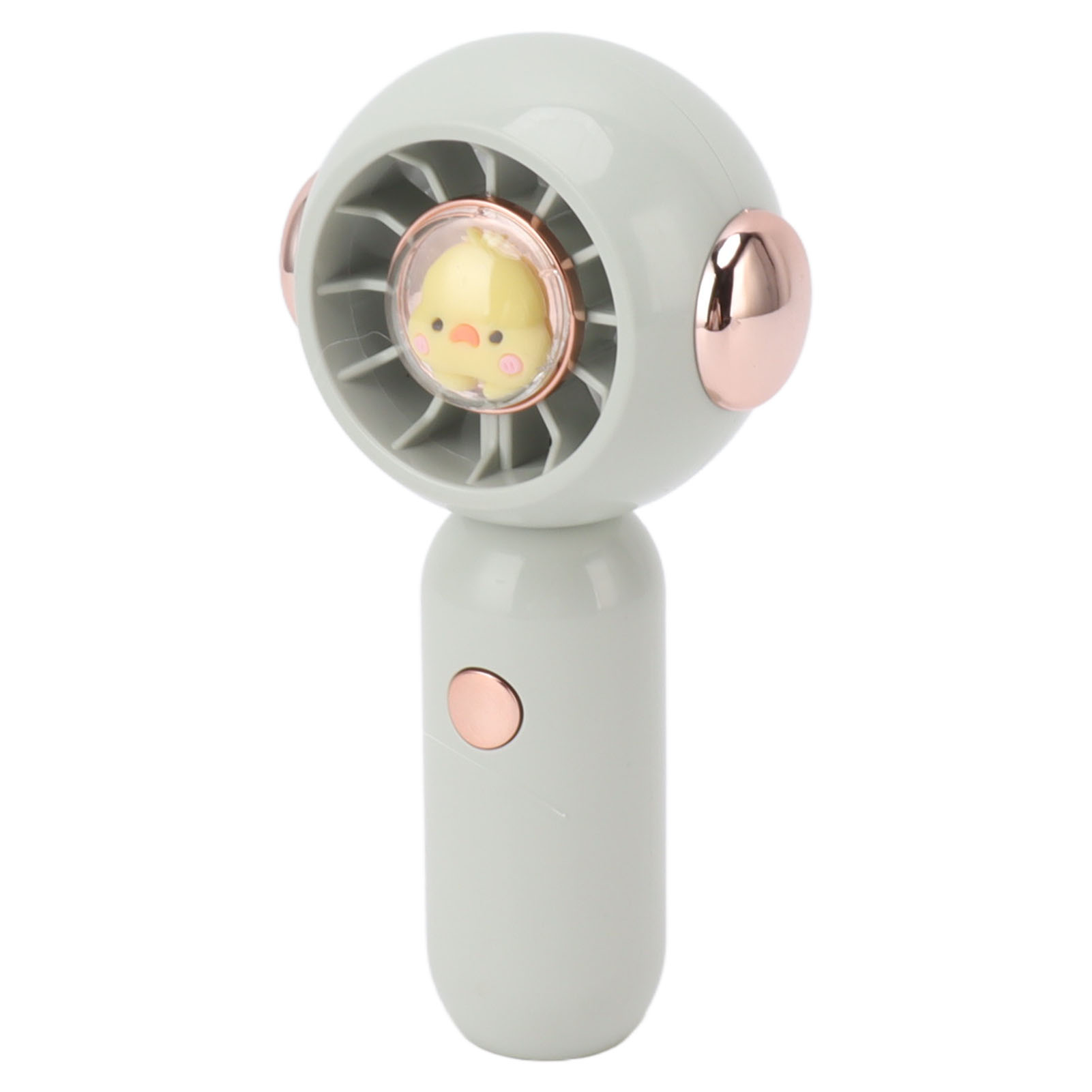 Tragbarer Handventilator Mit Usb-ladefunktion, Tiermotiven, Geräuscharm, Verstellbar, Ideal Für Reisen Im Freien, Grün