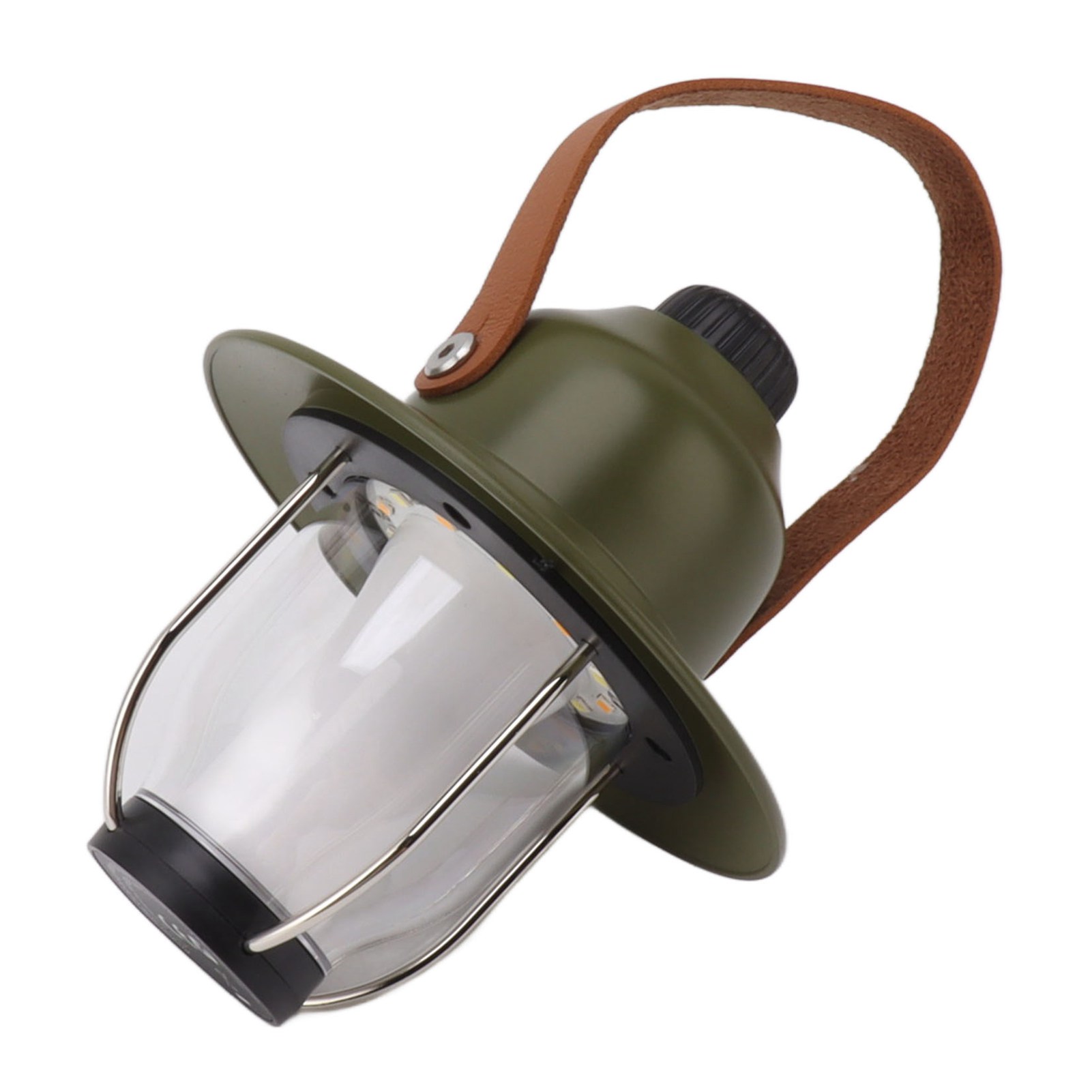 Campinglampe Im Tannenzapfen-design, Usb-ladefunktion, Led-beleuchtung Mit 3 Farben, Zeltlampe Für Outdoor-aktivitäten, Grün